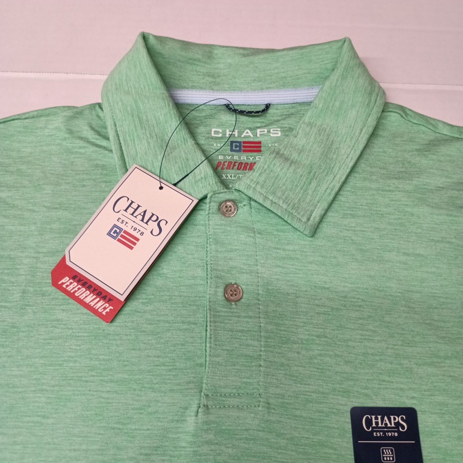 Chaps Chaps Performance Polo Shirt Men's Size 2XL Jade Size US XXL / EU 58 / 5 - 2 Thumbnail