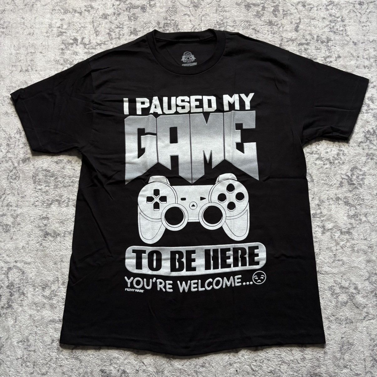 F1lthyWare Antagonist Tour I Paused My Game To Be Here Tee