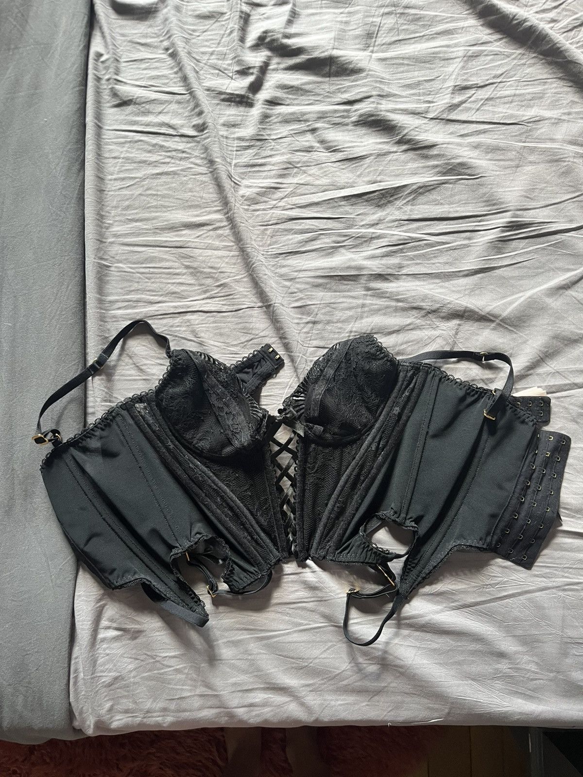 Agent Provocateur Agent Provocateur black lace corset Size S / US 4 / IT 40 - 2 Thumbnail