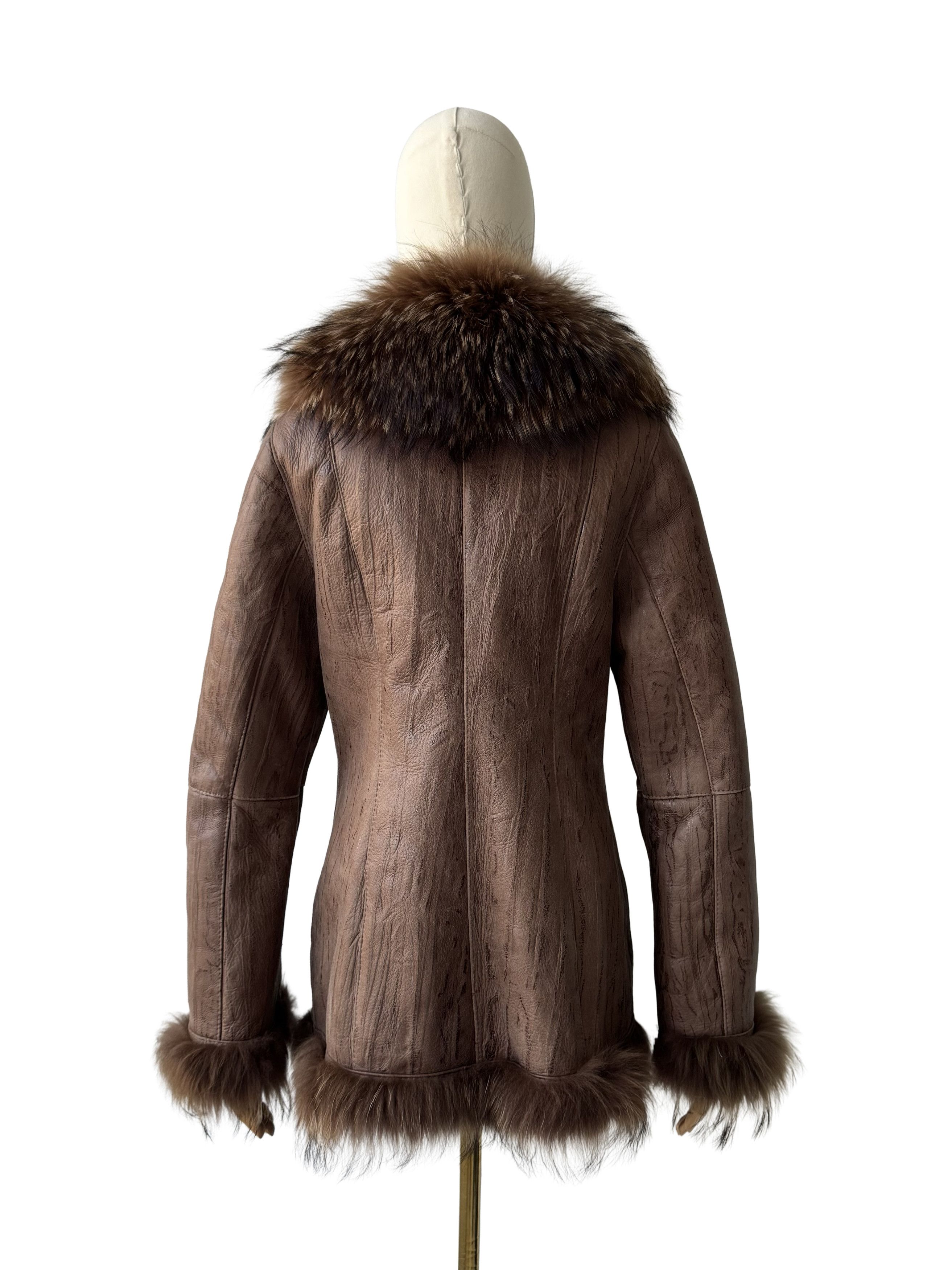 Vintage Vintage Real Lambskin Coat Size S / US 4 / IT 40 - 4 Thumbnail