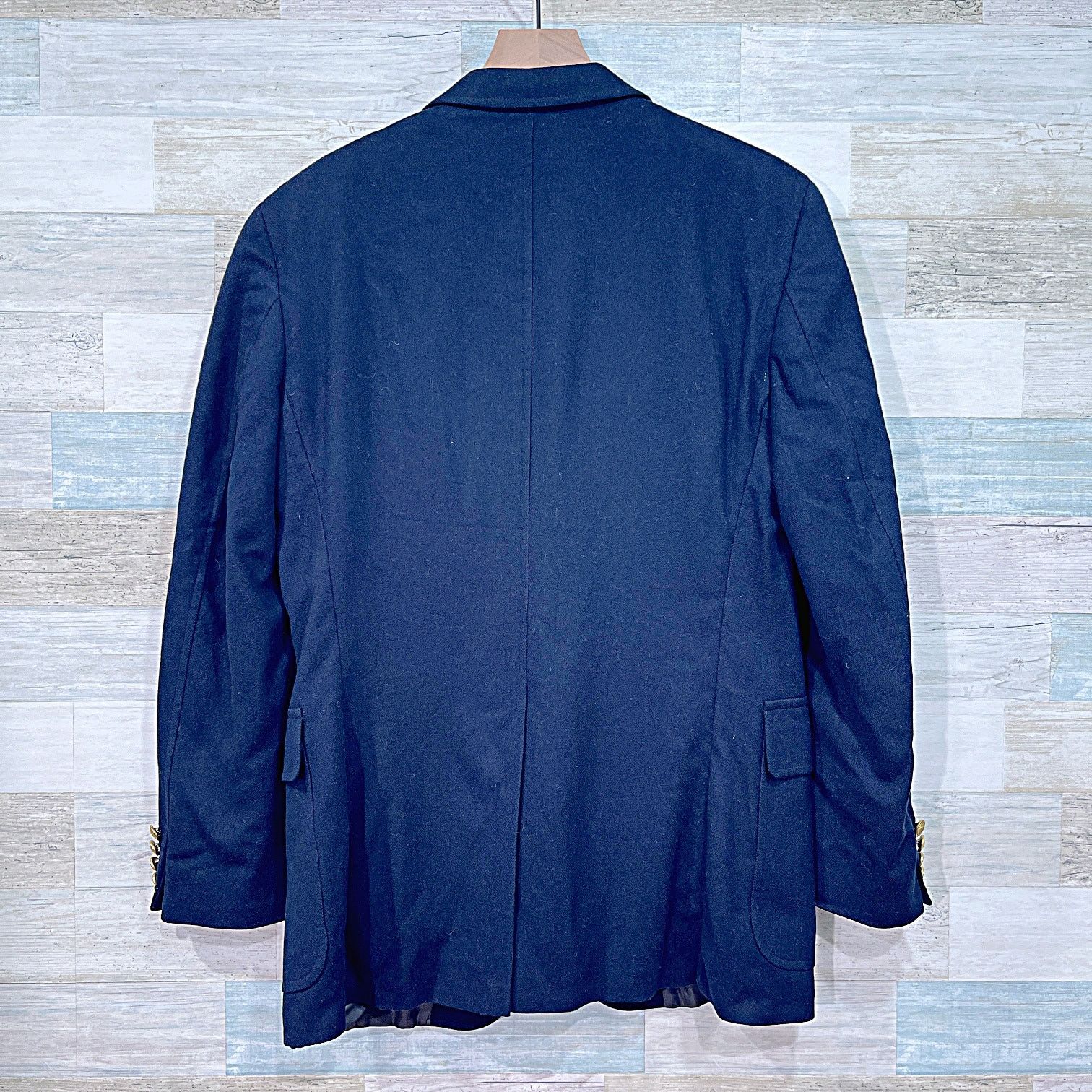 Polo Ralph Lauren Polo University Ralph Lauren Vintage Doeskin Blazer Navy 38R Size 42R - 6 Thumbnail
