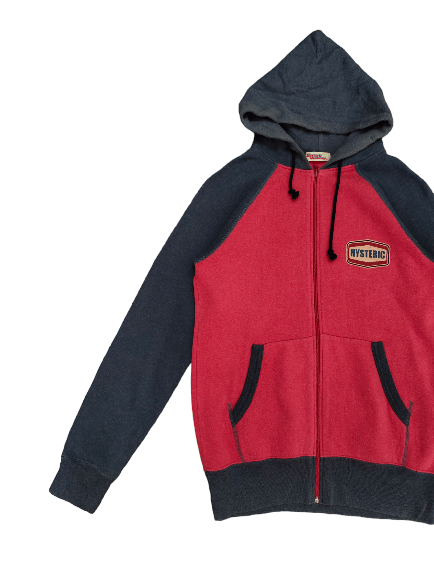 Hysteric Glamour Vintage 90s Hysteric Glamour Logo Special Raglan Hoodies Size US S / EU 44-46 / 1 - 7 Thumbnail
