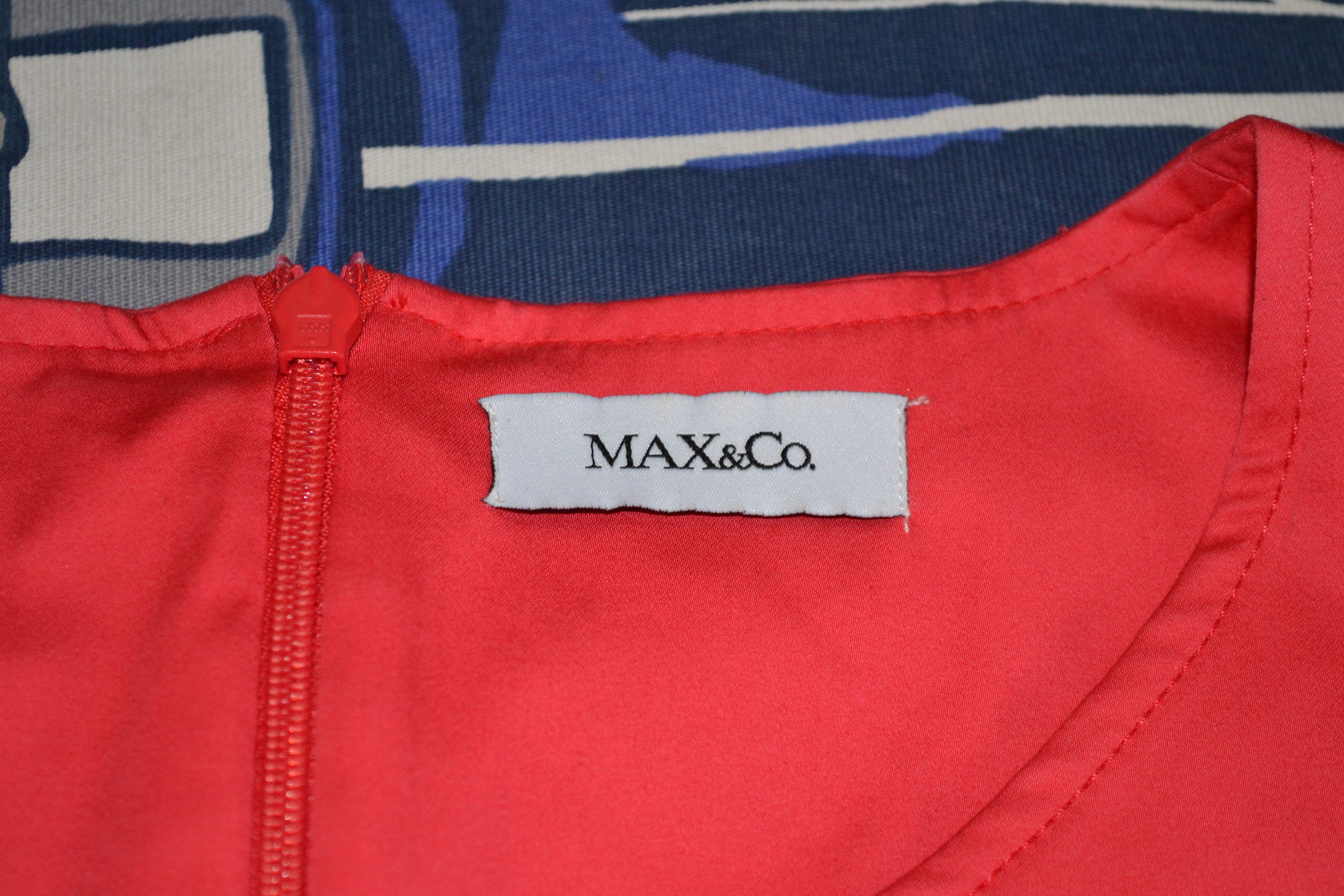 MAX&Co. Dress Max&Co Red Sleek Pencil | Fitted Waist Modern M Size M / US 6-8 / IT 42-44 - 6 Thumbnail