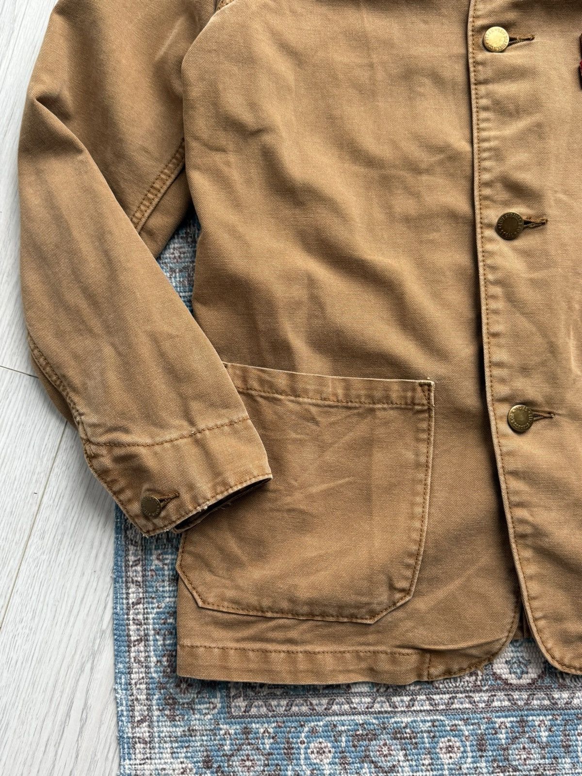 Levi's Levi’s Engineer Chore Canvas Worker Jacket Men Size US S / EU 44-46 / 1 - 5 Thumbnail