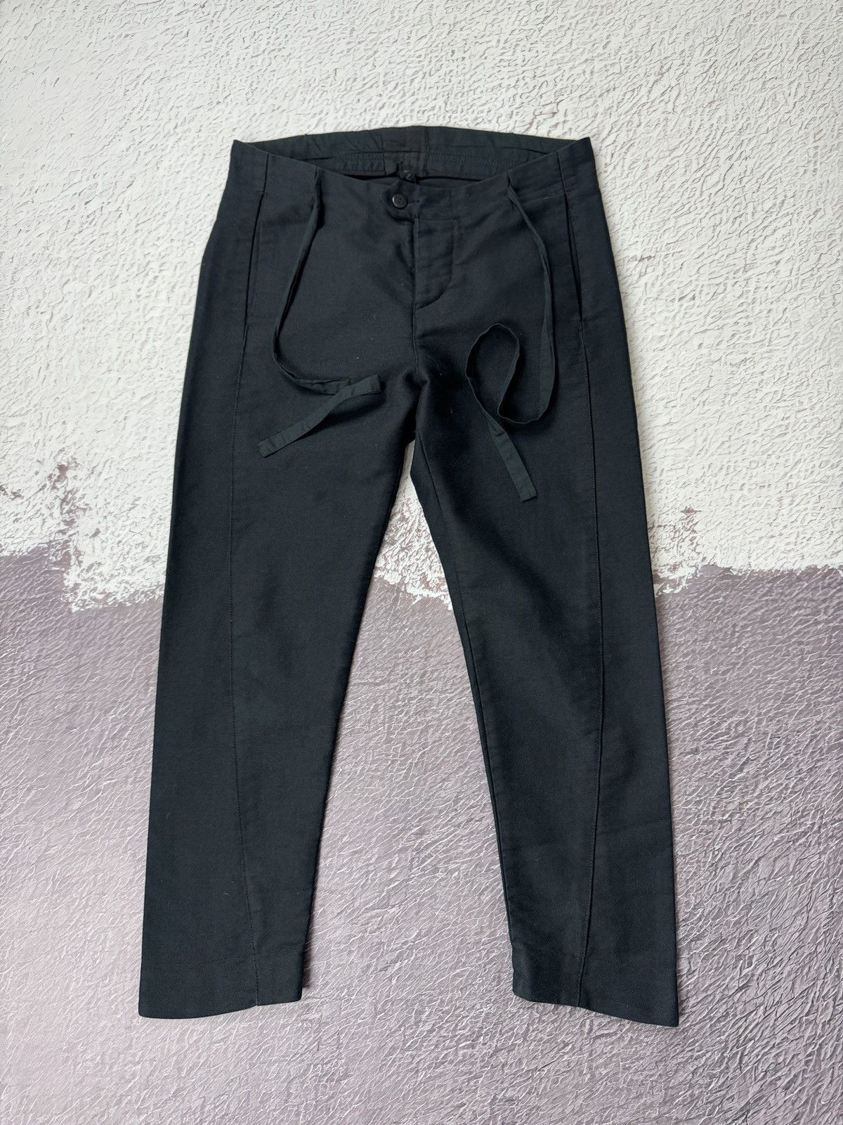 Other Umasan Avant Garde black asymmetric big pocket pants Size 26" / US 2 / IT 38 - 3 Thumbnail