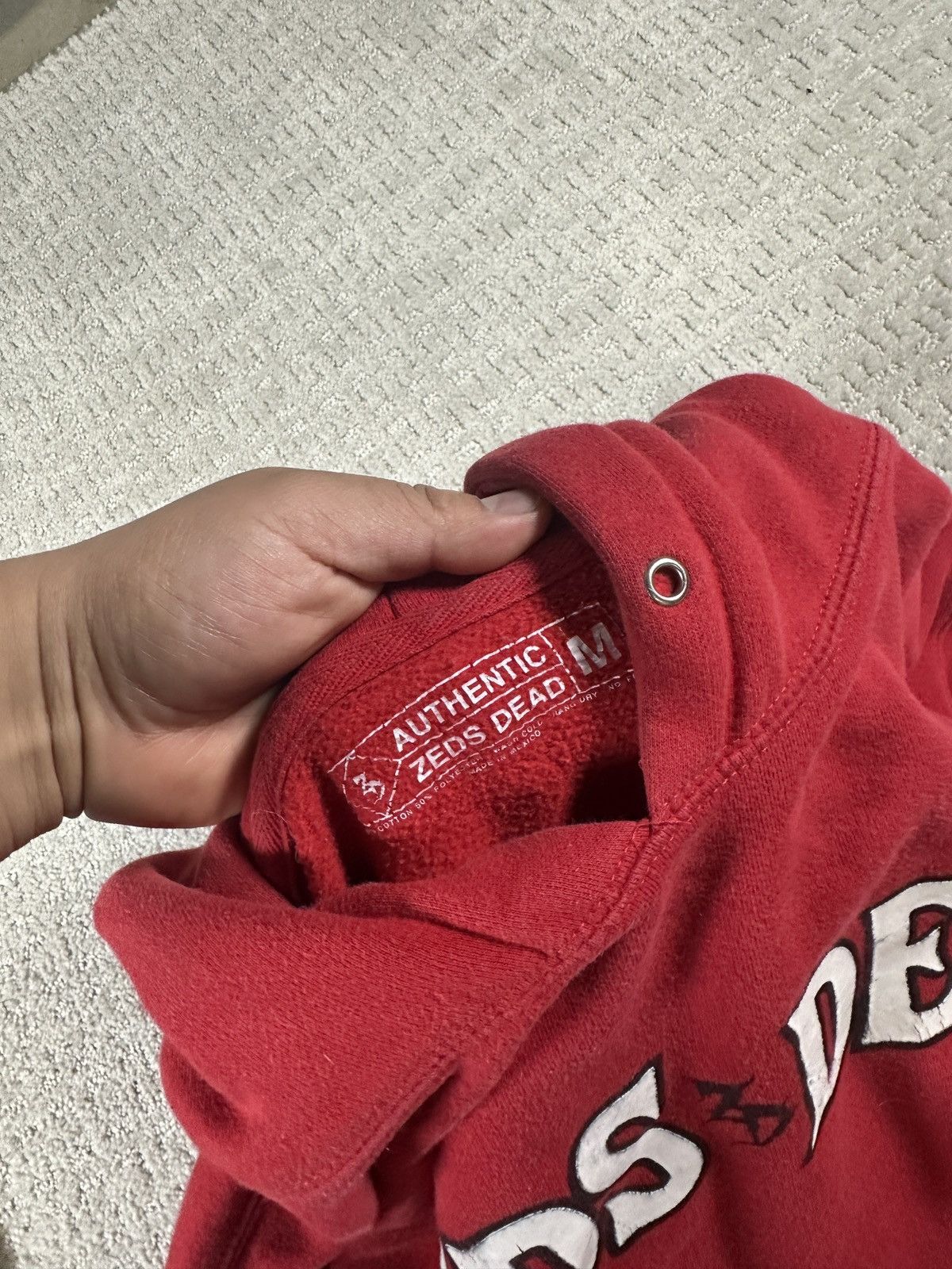 Vintage Zeds Dead DJ Red Hoodie Size US M / EU 48-50 / 2 - 4 Thumbnail
