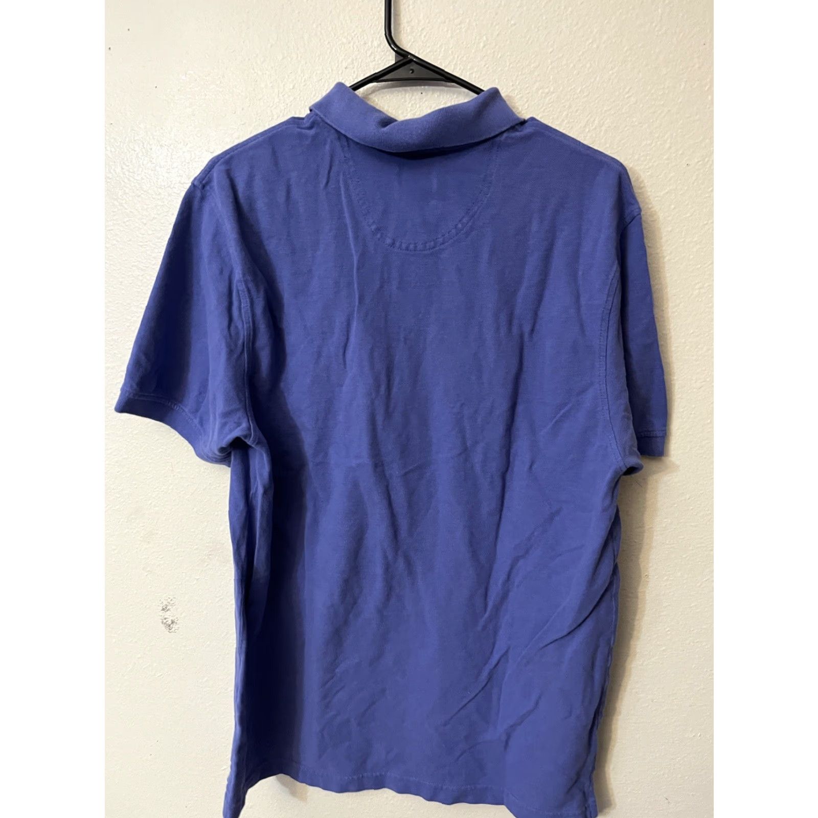 Izod IZOD Men's Golf Polo Shirt Blue Size Large Solid Classic Casual Size US L / EU 52-54 / 3 - 3 Thumbnail