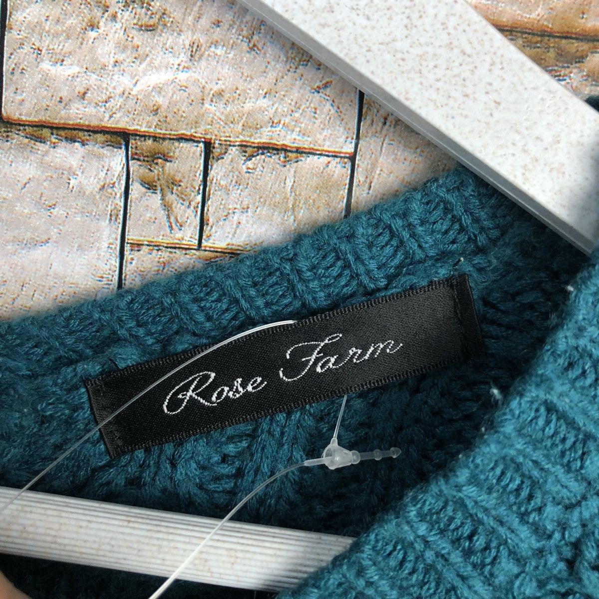 Aran Isles Knitwear × Homespun Knitwear × Japanese Brand Rose Farm Green Knitwear #A1054 Size M / US 6-8 / IT 42-44 - 10 Thumbnail