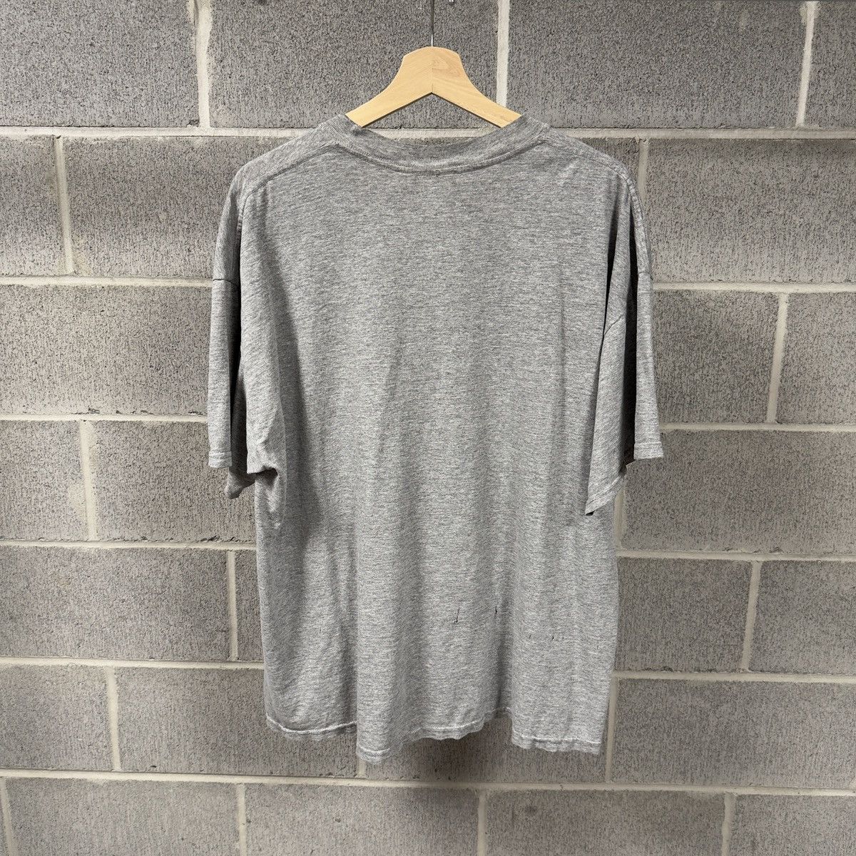 Vintage Thrashed Faded Distressed Grey Shirt ERD Grunge Chrome Size US XL / EU 56 / 4 - 7 Thumbnail