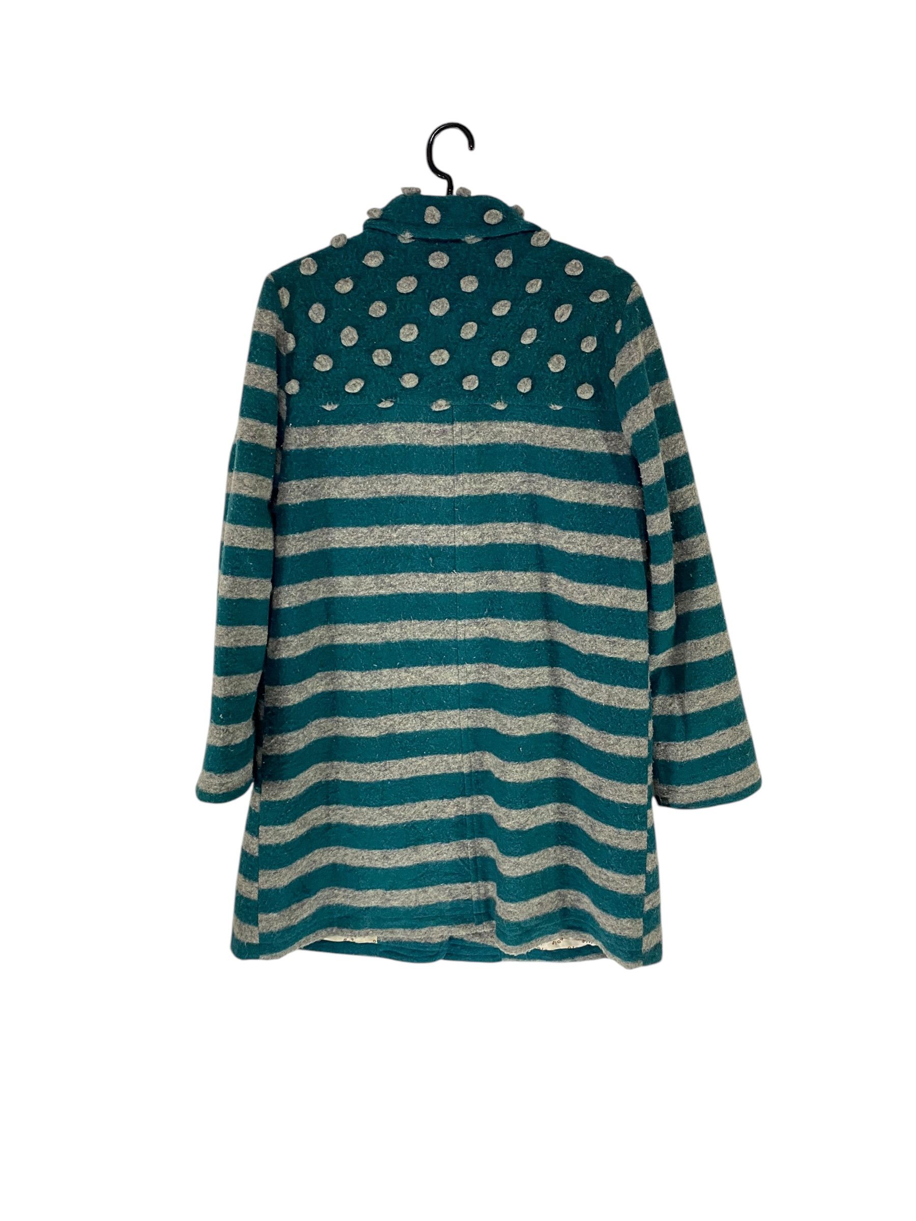 Frapbois Frapbois stripe wool coat Size S / US 4 / IT 40 - 2 Thumbnail