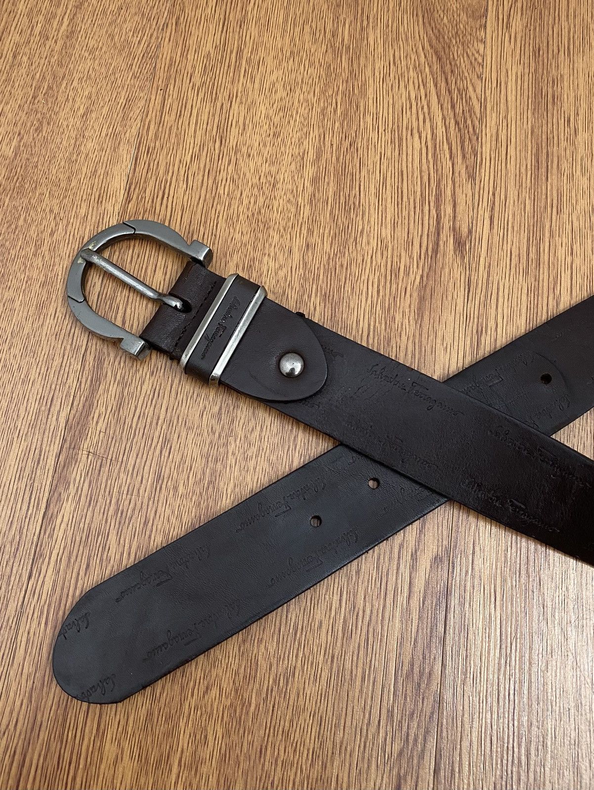 Salvatore Ferragamo Vintage Salvatore Ferragamo leather belt Size ONE SIZE - 2 Thumbnail