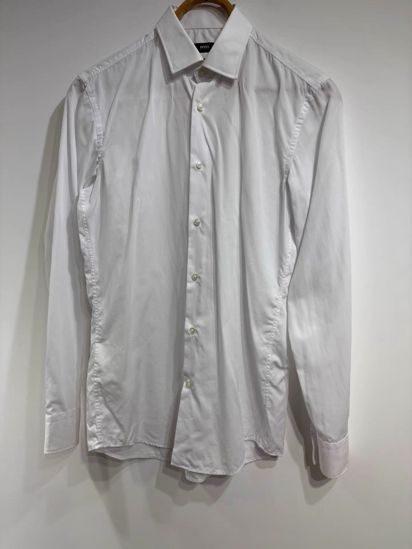 Hugo Boss Hugo Boss Men's White Formal Shirt K29 Size US S / EU 44-46 / 1 - 1 Thumbnail