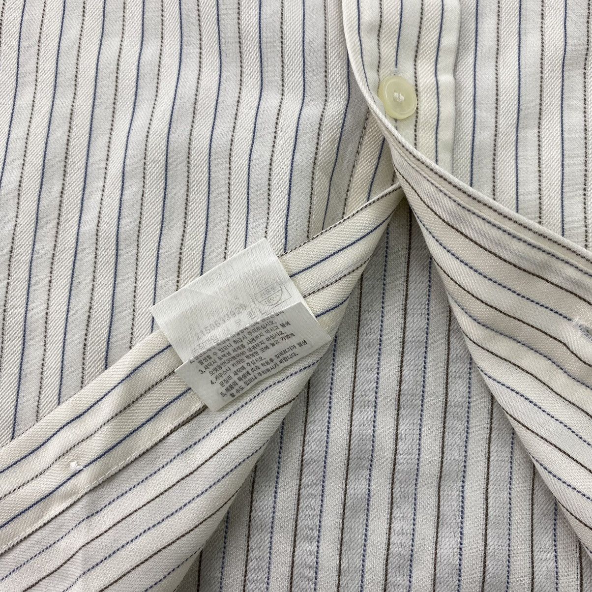 Givenchy Vintage Givenchy Men Luxury Striped Button Up Shirt Size US M / EU 48-50 / 2 - 10 Thumbnail