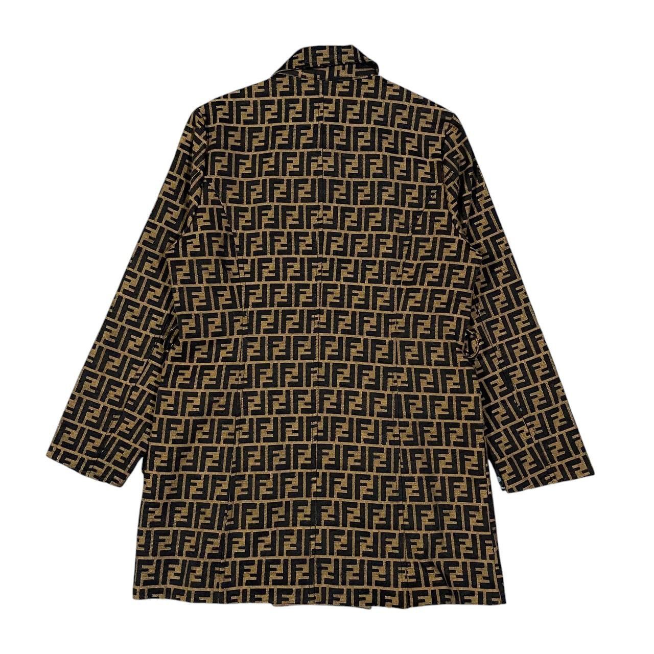 Fendi Vintage Fendi Zucca Monogram Brown Jacket Size S / US 4 / IT 40 - 15 Thumbnail