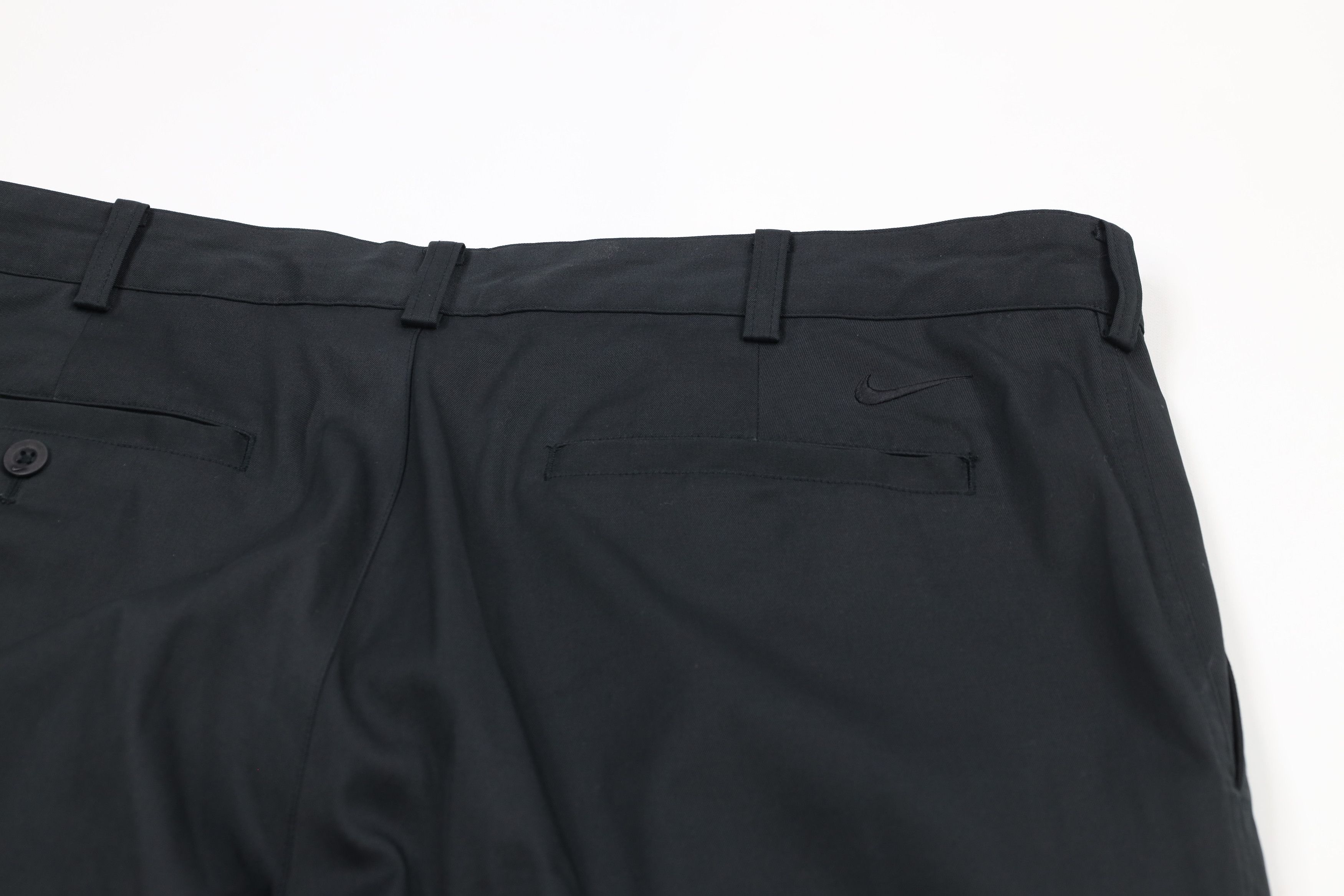 Nike Nike Golf Front Wide Leg Golfing Chino Pants Black Polyester Size US 35 - 11 Thumbnail