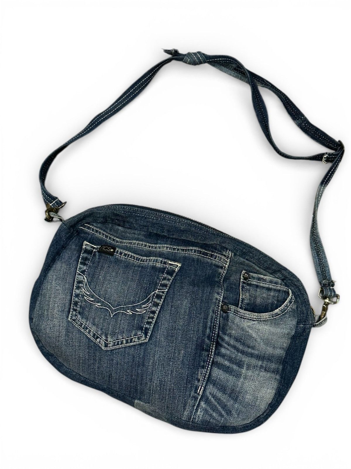 Japanese Brand Rodeo Crown Japanese Brand Reconstruct Sling Bag Size ONE SIZE - 1 Thumbnail