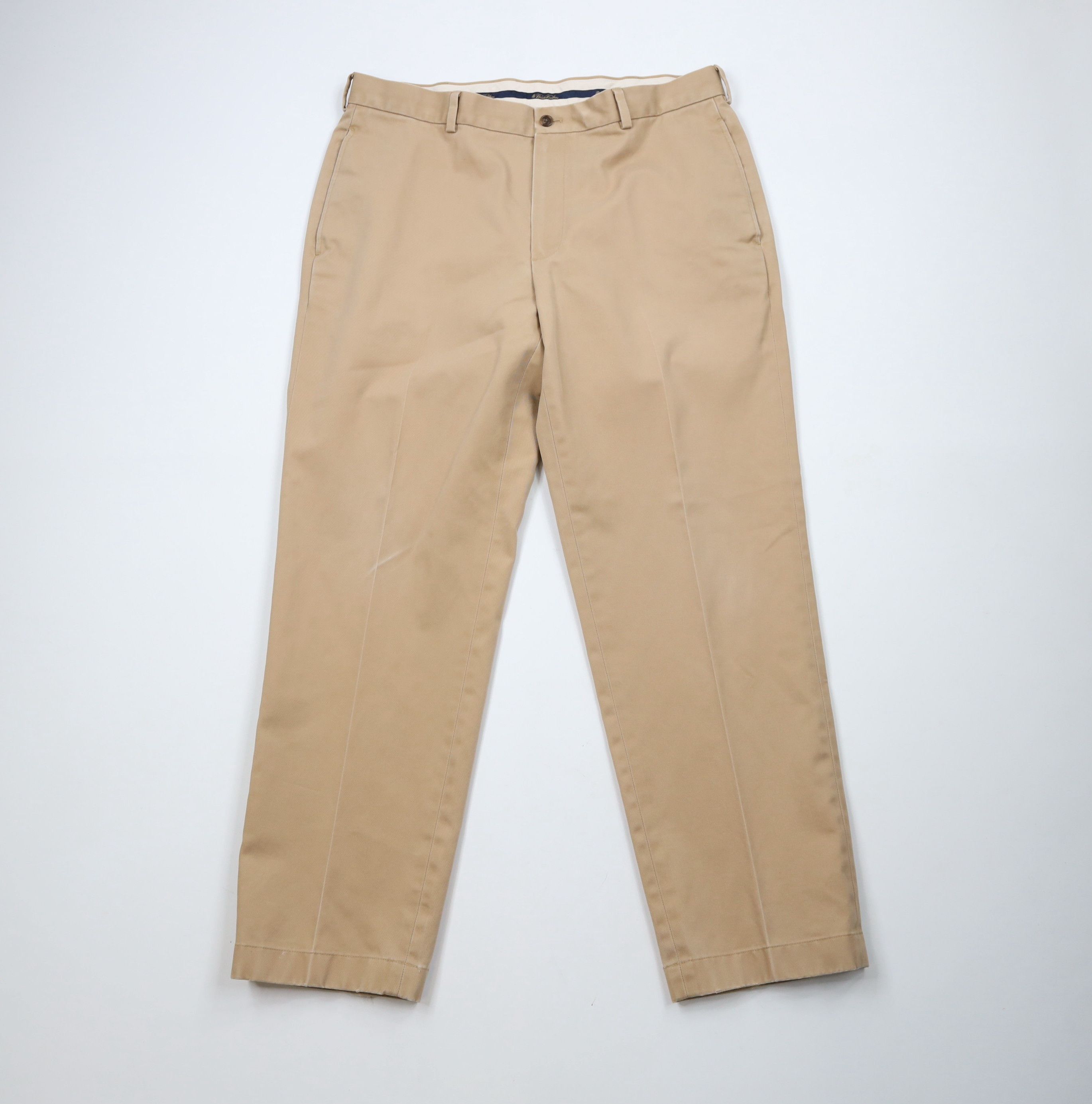 Brooks Brothers × Vintage Vintage Brooks Brothers Clark Advantage Chino Pants Beige Size US 37 - 1 Thumbnail