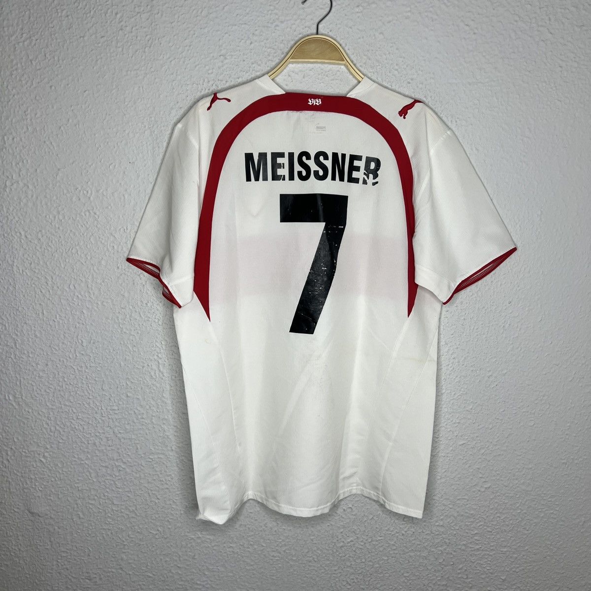 Puma × Vintage VfB Stuttgart Puma Home Soccer Football jersey Tshirt Tee Size US L / EU 52-54 / 3 - 8 Thumbnail