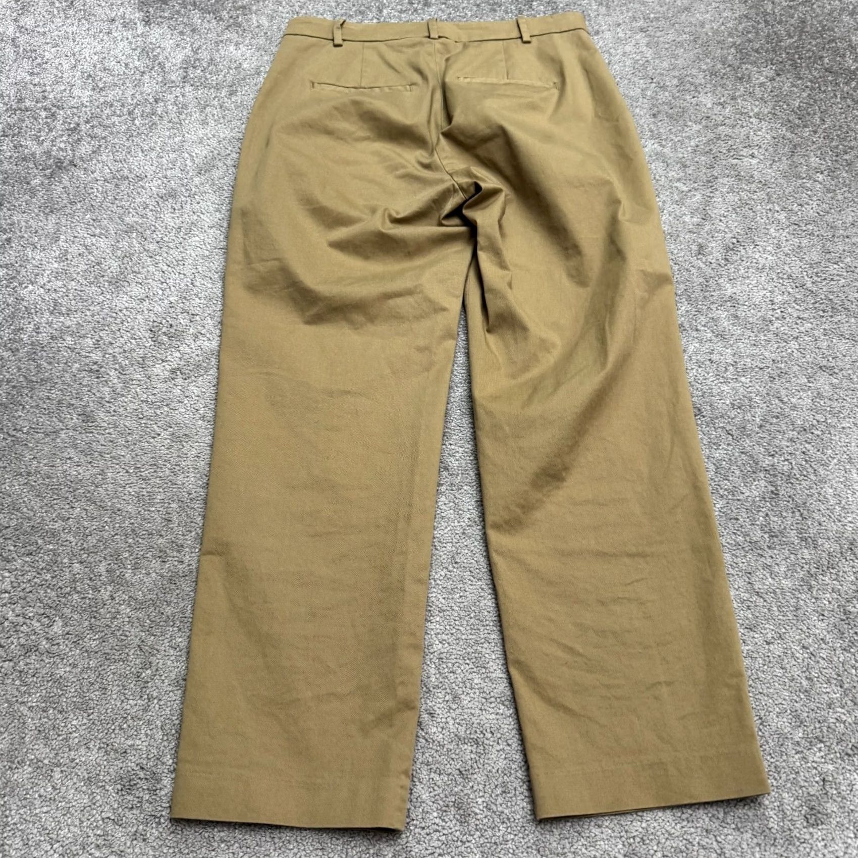 Banana Republic Banana Republic Pants Women Khaki Brown Cotton Blend Straight Leg Casual Workwear Designer Size 26" / US 2 / IT 38 - 2 Thumbnail
