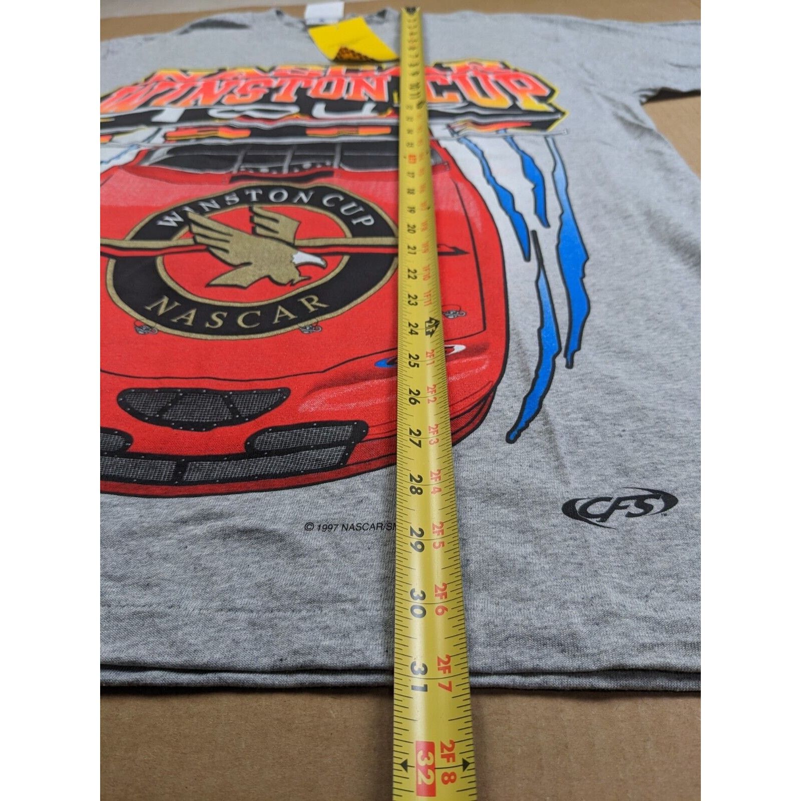 Delta NWT 1997 NASCAR Winston Cup Tour Series T-Shirt Deadstock Size US L / EU 52-54 / 3 - 7 Thumbnail