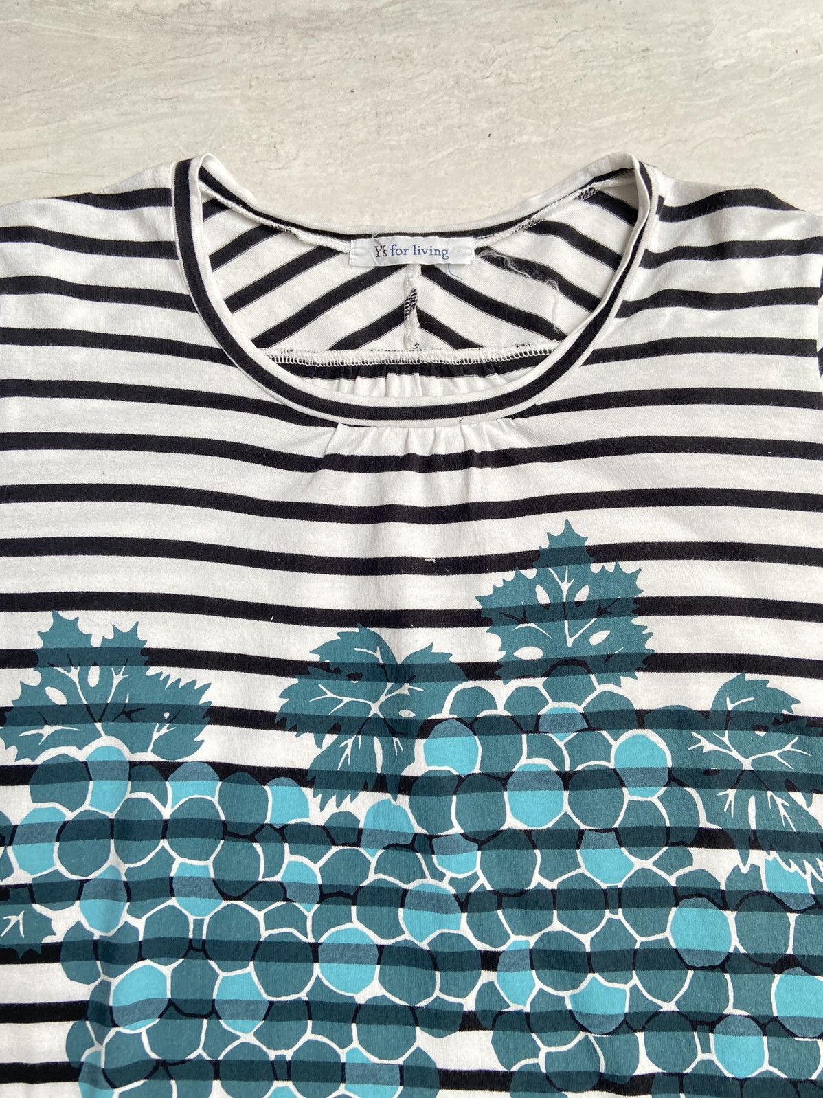 Y's × Yohji Yamamoto Y’S FOR LIVING Striped T-shirt Size US S / EU 44-46 / 1 - 9 Thumbnail