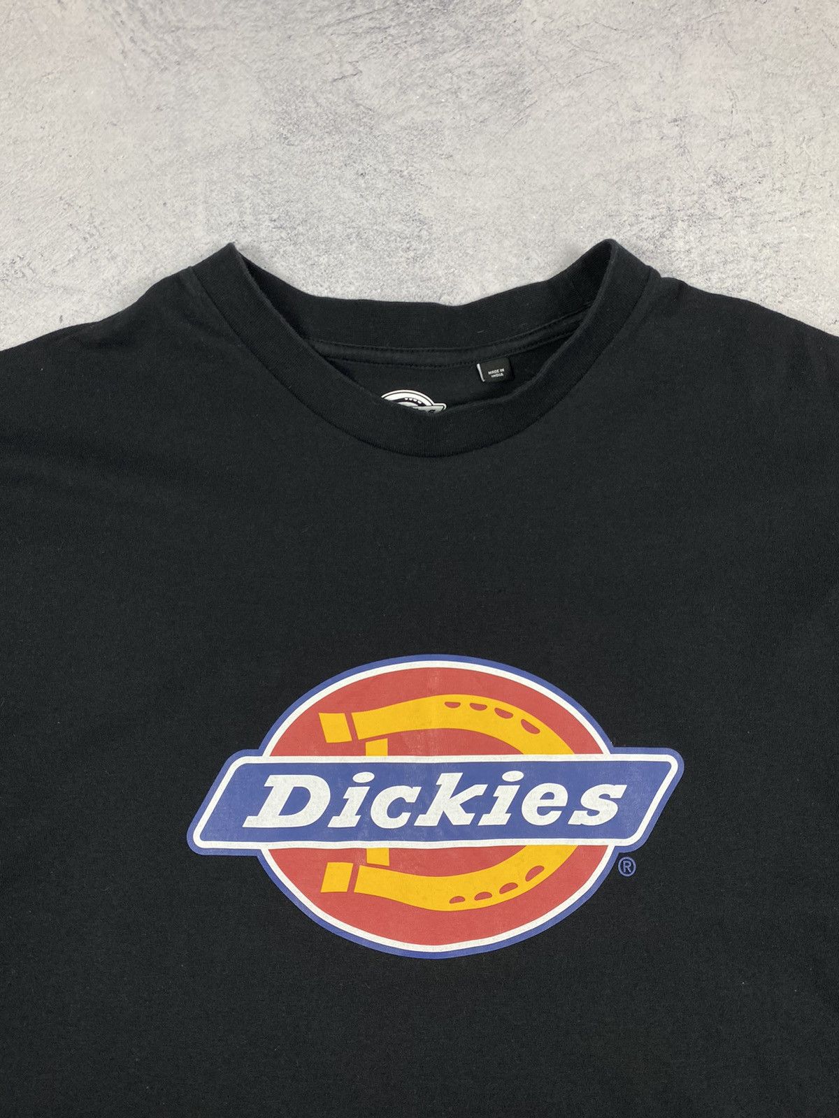 Dickies Dickies Big Logo Streetwear Black T Shirt Size M Size US M / EU 48-50 / 2 - 5 Thumbnail
