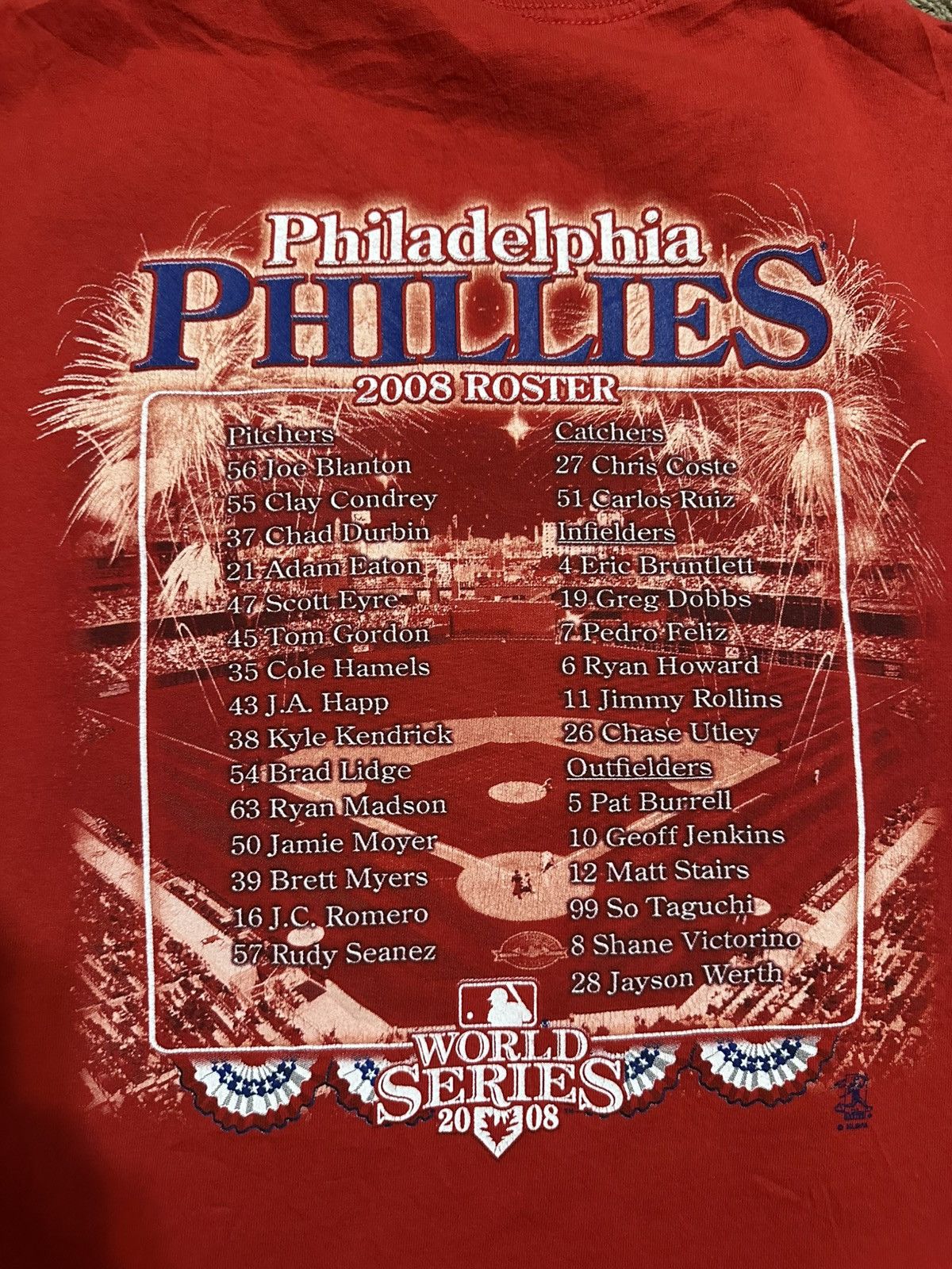 MLB Vintage MLB Philadelphia Phillies shirt 2008 size large Size US L / EU 52-54 / 3 - 7 Thumbnail