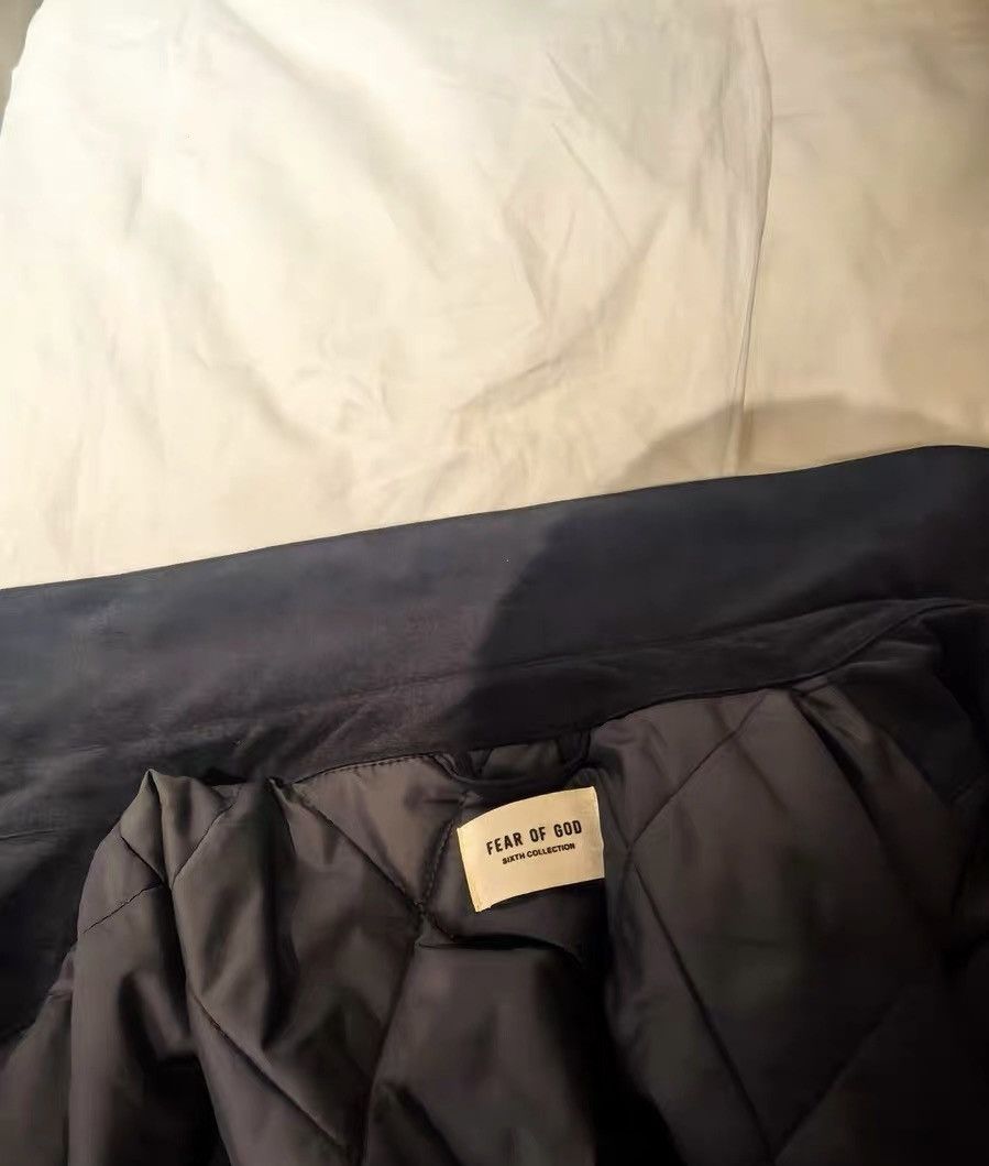 Fear of God Fear of God 6th Collection, suede black quilted jacket Size US L / EU 52-54 / 3 - 3 Thumbnail