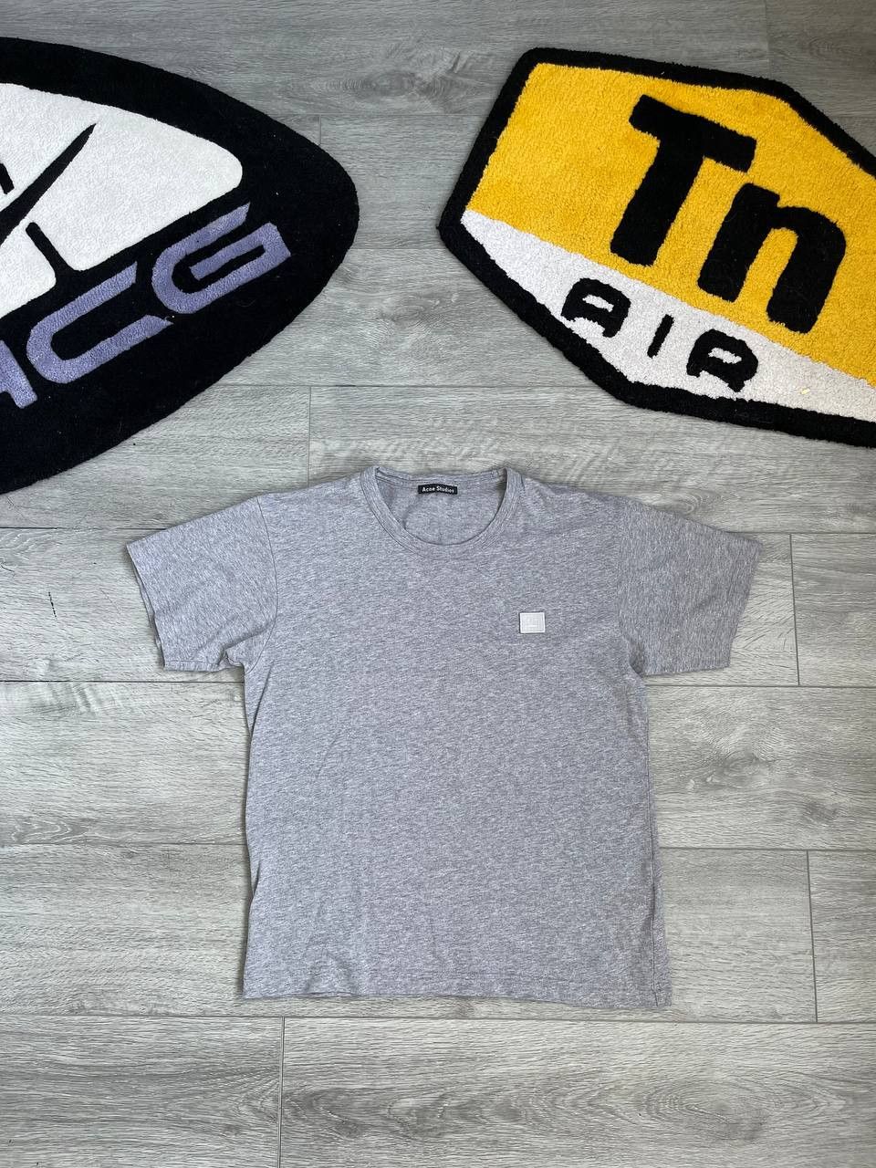 Acne Studios Acne Studios Logo Tee Grey Size US XS / EU 42 / 0 - 2 Thumbnail
