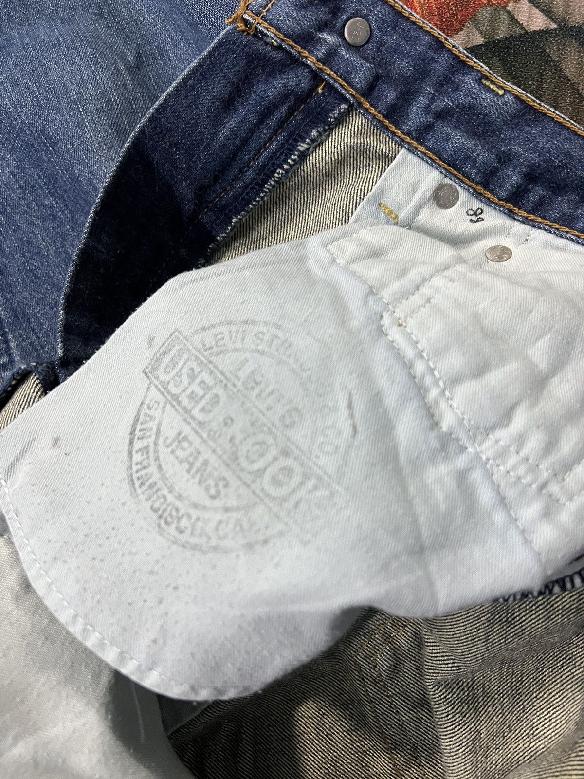 Levi's Vintage Levi’s 504 Selvedge Denim Pants Very Rare Size US 30 / EU 46 - 5 Thumbnail