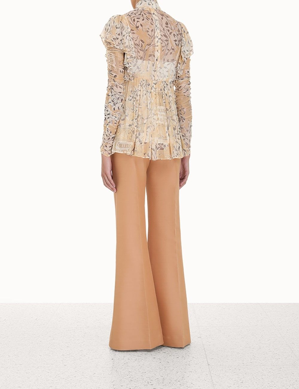 Zimmermann oc11z0325 Luminosity Gathered Blouse in Multicolor Size S / US 4 / IT 40 - 4 Thumbnail