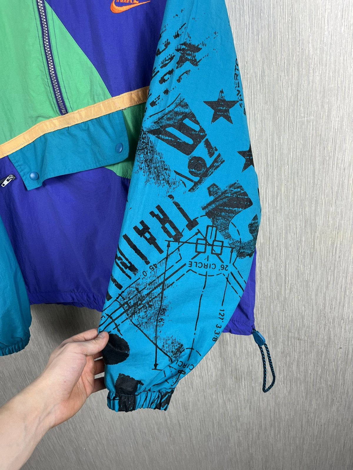 Nike × Vintage Vintage Nike nylon windbreaker jacket 80s anorak half zip Size US S / EU 44-46 / 1 - 9 Thumbnail