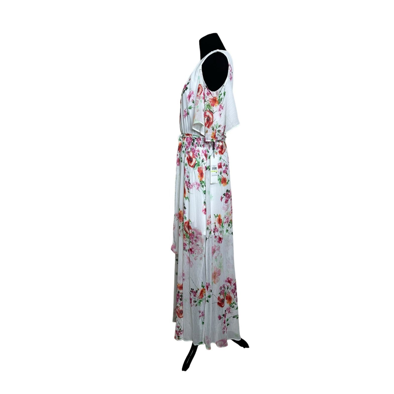 Calvin Klein Calvin Klein floral print cold shoulder maxi dress size 4 Size S / US 4 / IT 40 - 18 Thumbnail