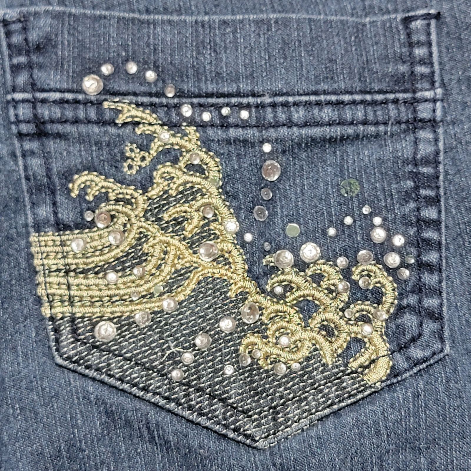 Other CosJeans Denim Capris w/ Bling - Size 10 Size 32" / US 10 / IT 46 - 8 Thumbnail