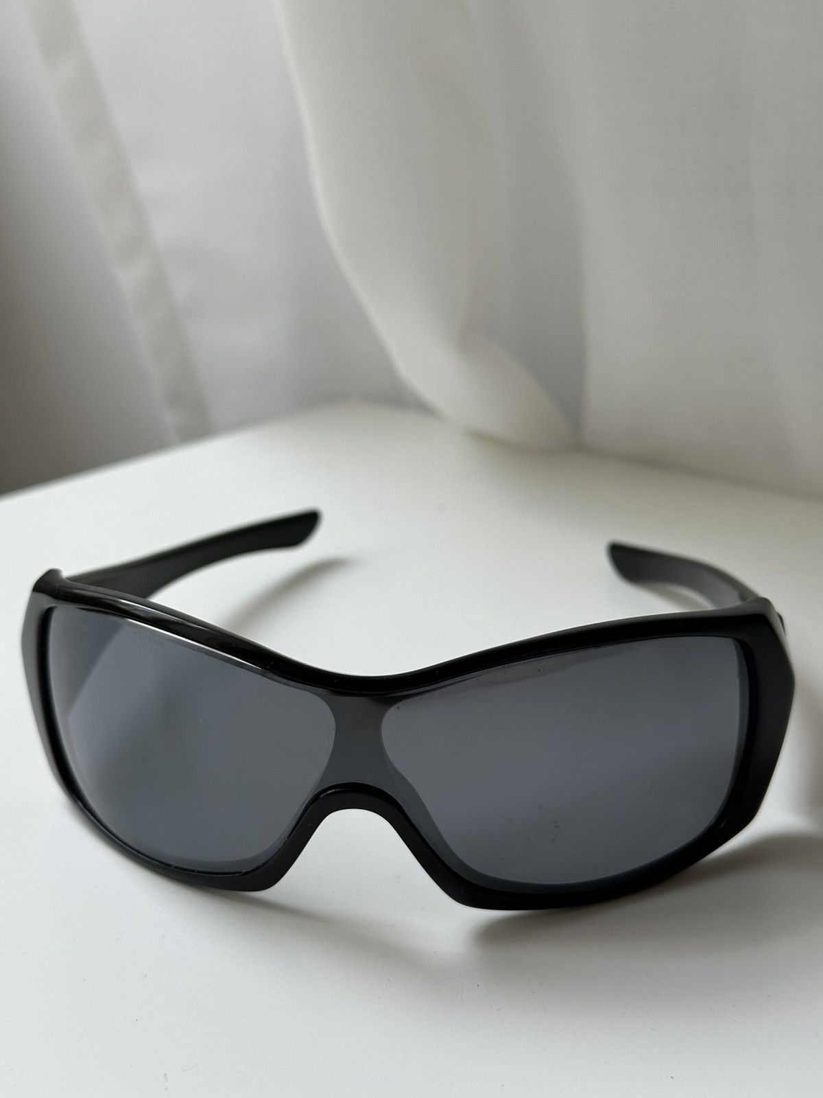 Oakley Oakley Riddle Unisex Rare Black USA Mask Sunglasses Size ONE SIZE - 4 Thumbnail