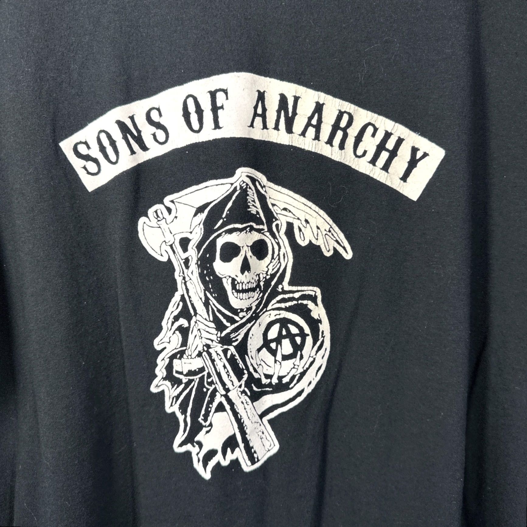Gildan Sons Of Anarchy Tee Shirt Men’s L Large Black Gildan Skulls Shirt Men T-Shirt Graphic Print Crew Neck Short Sleeve Size US L / EU 52-54 / 3 - 2 Thumbnail