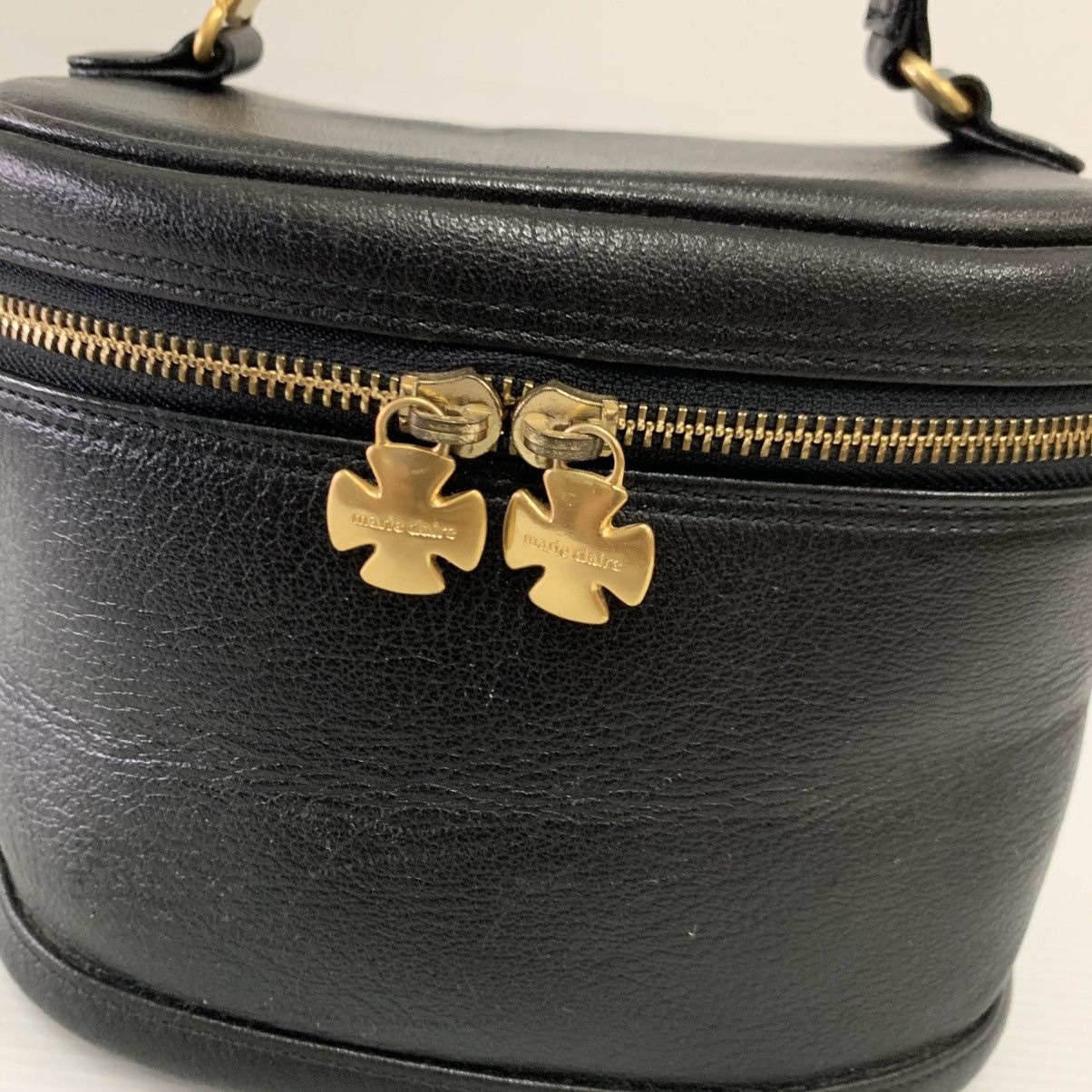 Vintage Marie Claire Leather Makeup Bag Size ONE SIZE - 5 Thumbnail