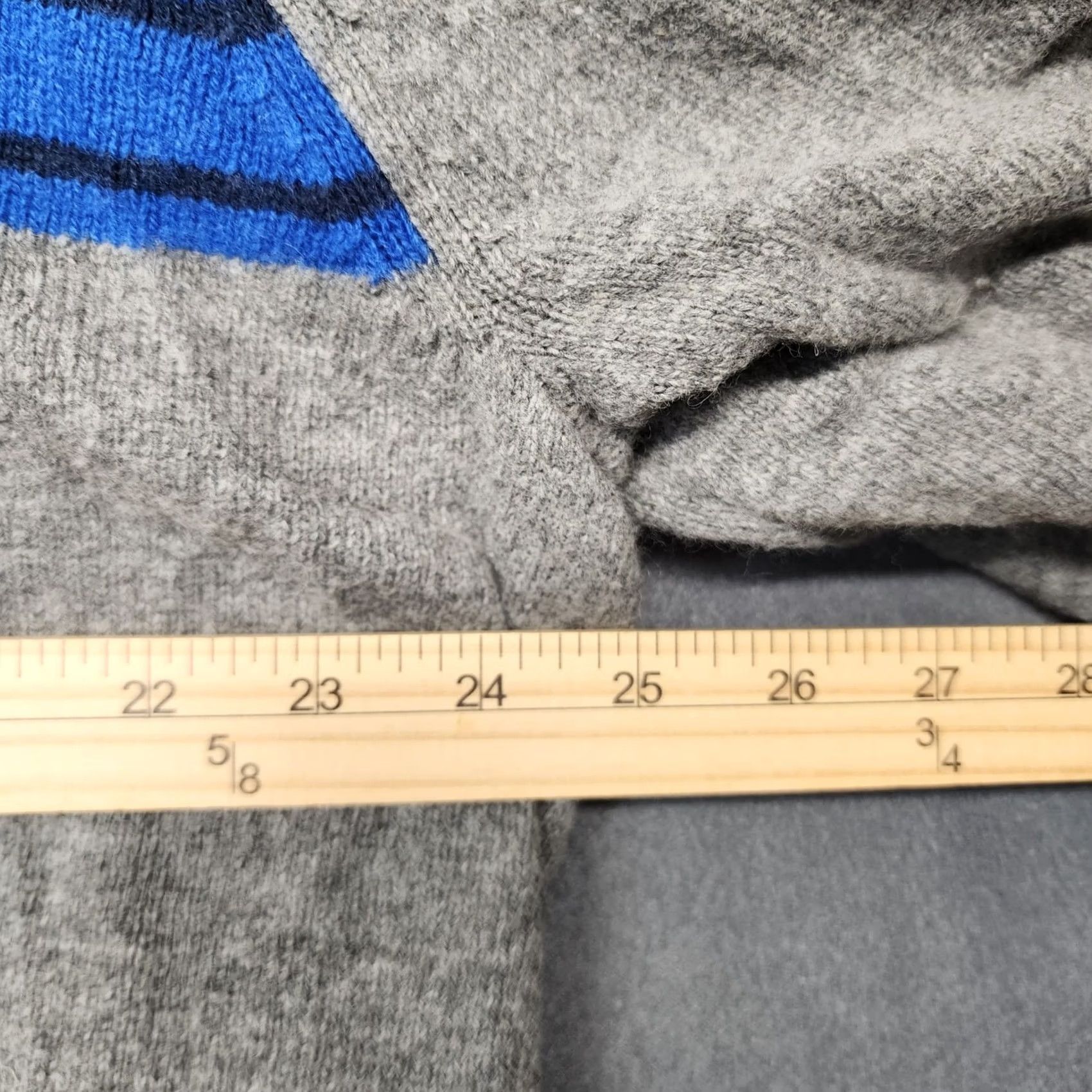 Eddie Bauer Eddie Bauer Mens 1/4 Quarter Zip XLT XL Tall Grey Blue Wool Blend Winter Pullover Sweater Long Sleeve Mens XL Tall Gray Blue Wool Blend Winter Size US XL / EU 56 / 4 - 6 Thumbnail