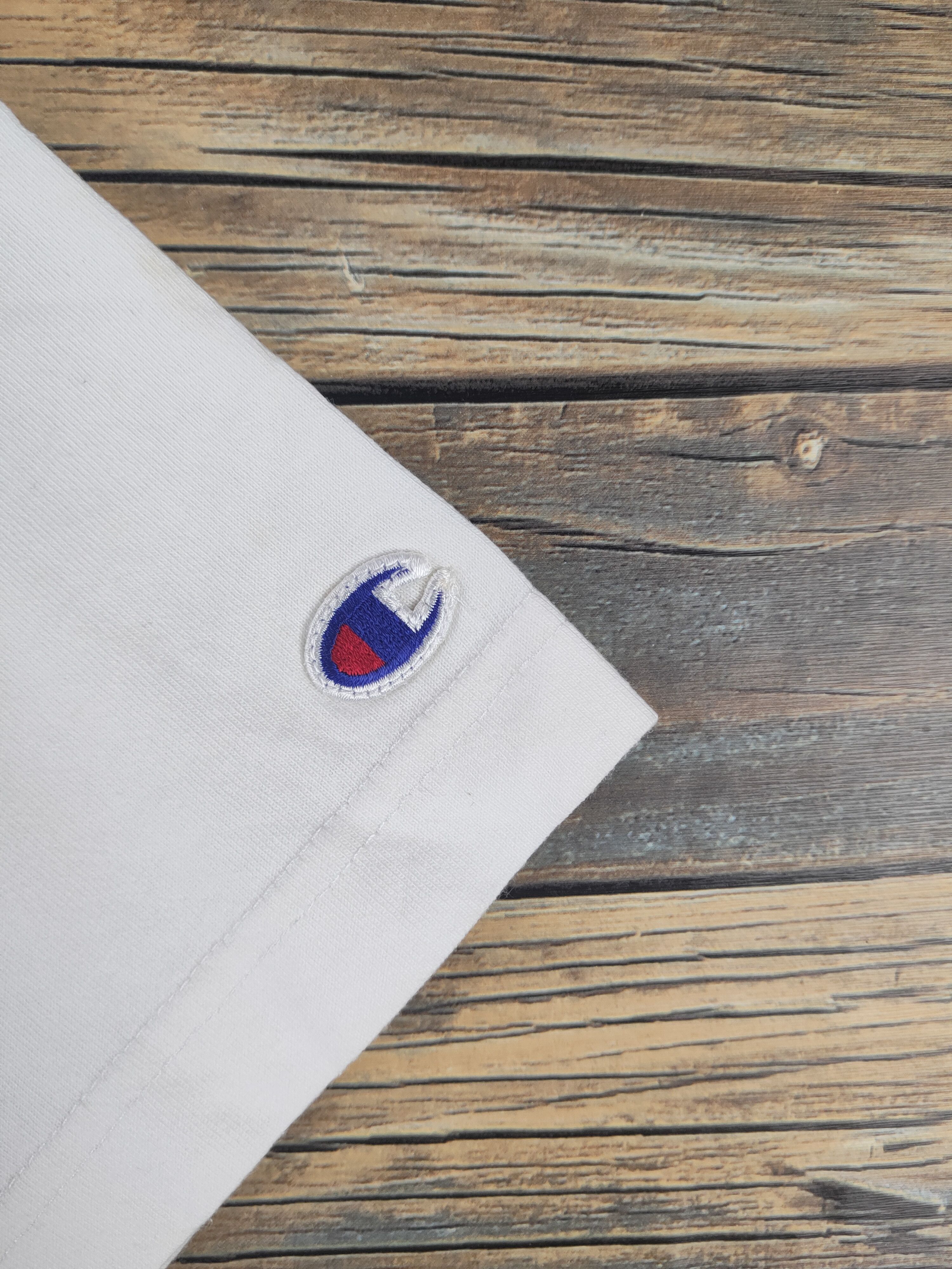 Champion DL Champion White Short Sleeve T-shirt #2749 Size US XL / EU 56 / 4 - 7 Thumbnail