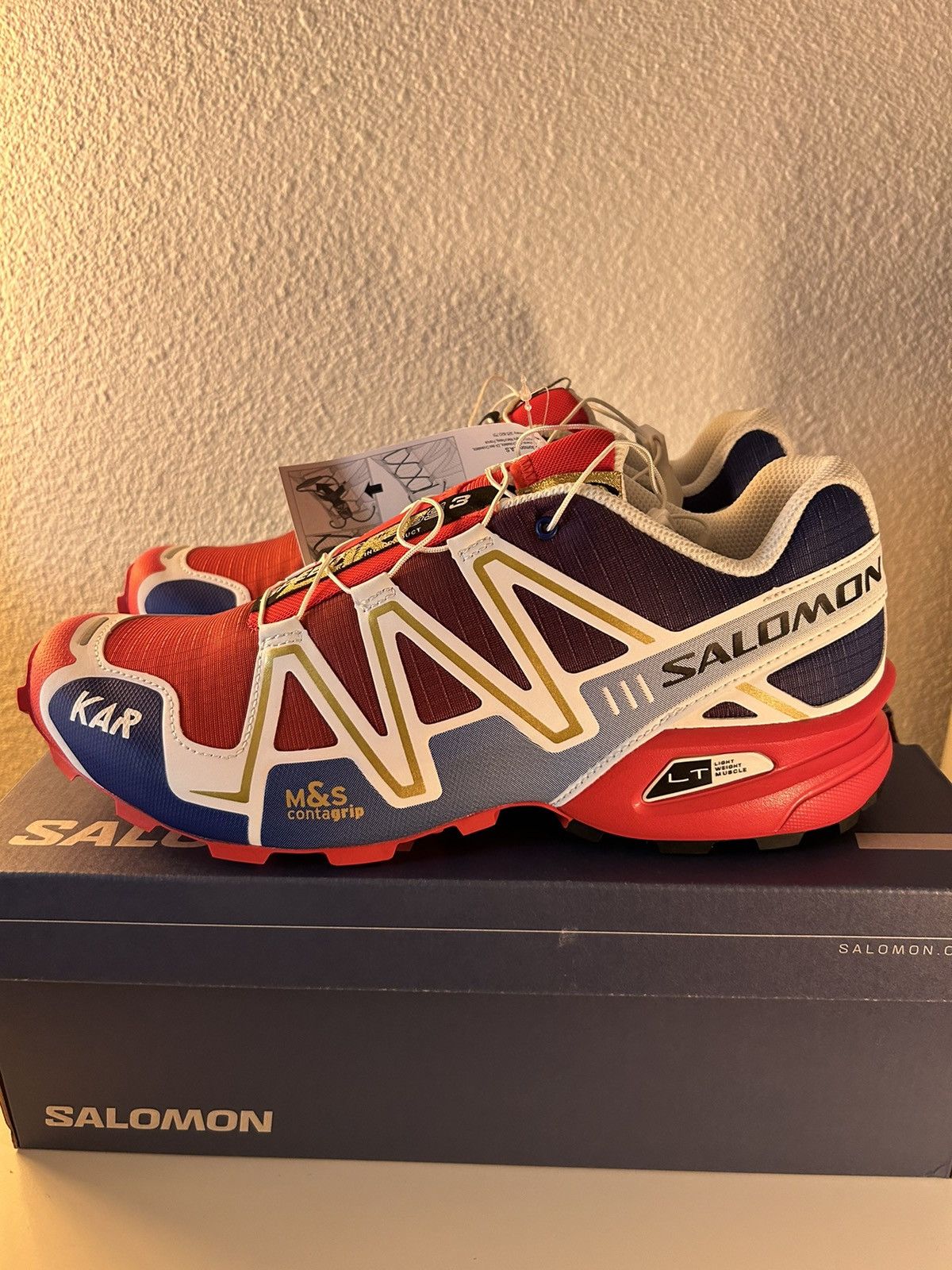 Kar × Salomon Salomon speedcross 3 Lar L’art de l’automobile Size US 11 / EU 44 - 1 Thumbnail
