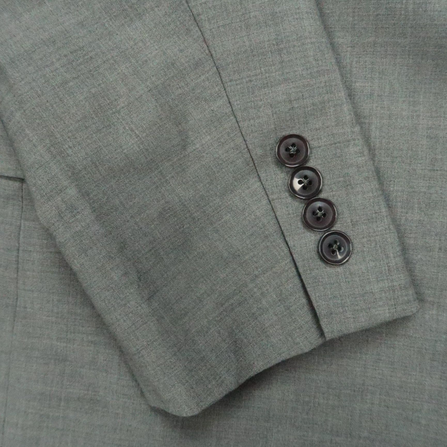 Brooks Brothers Brooks Brothers Blazer Mens 40R Gray Wool Sport Coat Notch Lapel Regular Single-Breasted Two-Button Jacket Front Button Style 2 Piece Vintage? No Size 40R - 5 Thumbnail
