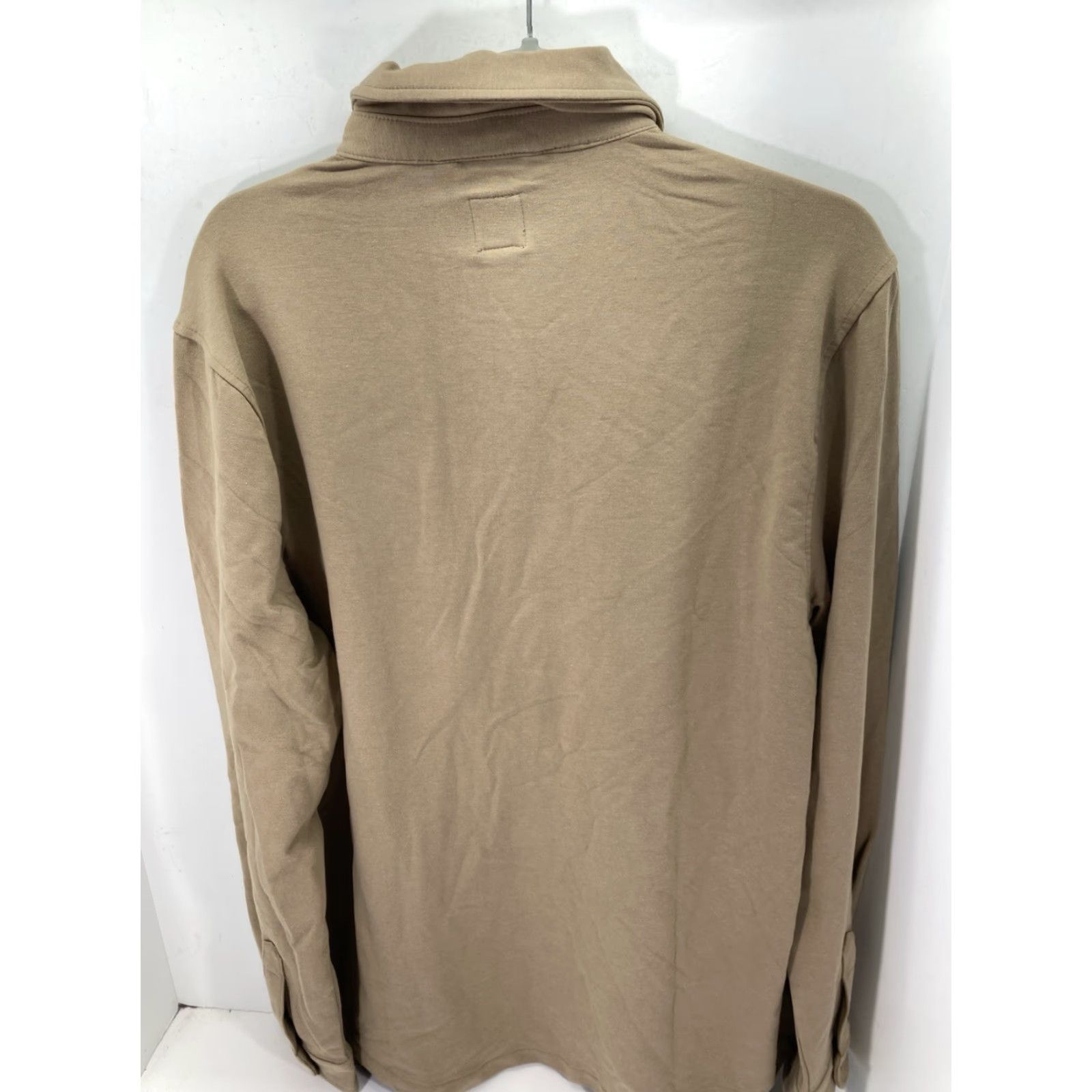Gap Gap Shirt Men Medium Brown Button Long Sleeve Cotton Blend Knit Stretch NWT Size US M / EU 48-50 / 2 - 6 Thumbnail