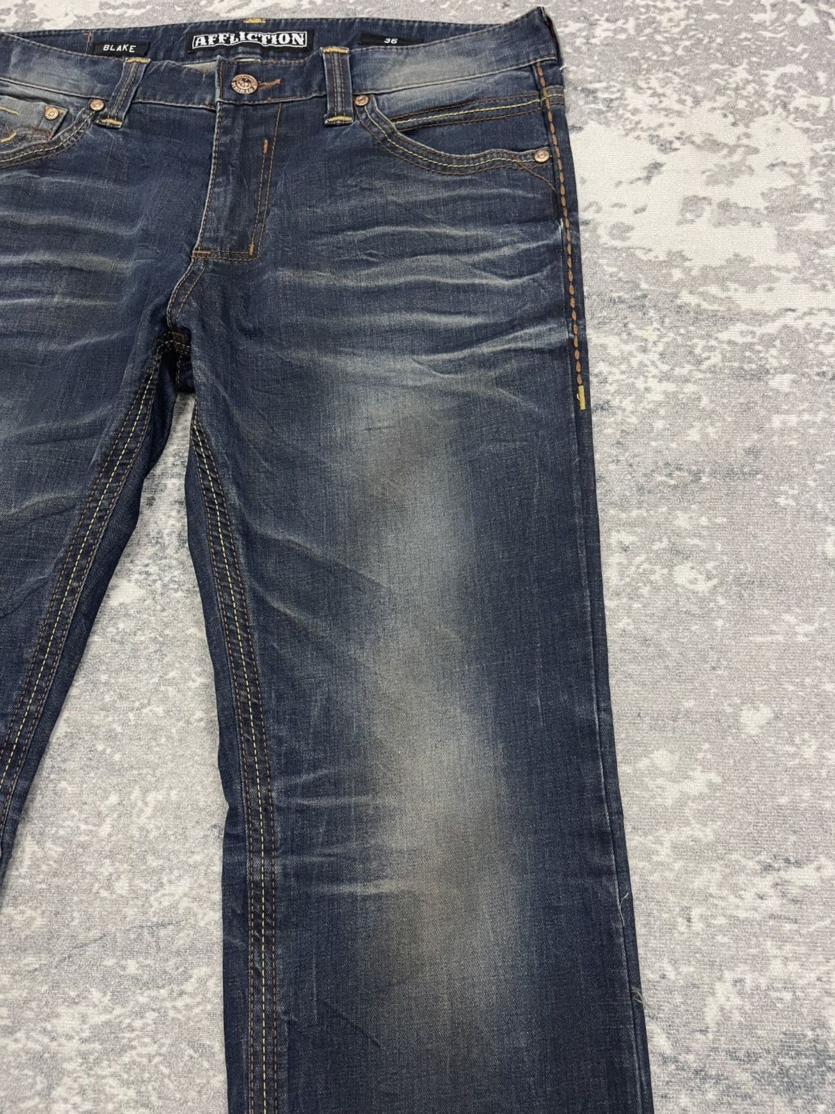 Affliction Vintage Affliction Black Premium Edition Denim Size US 36 / EU 52 - 6 Thumbnail