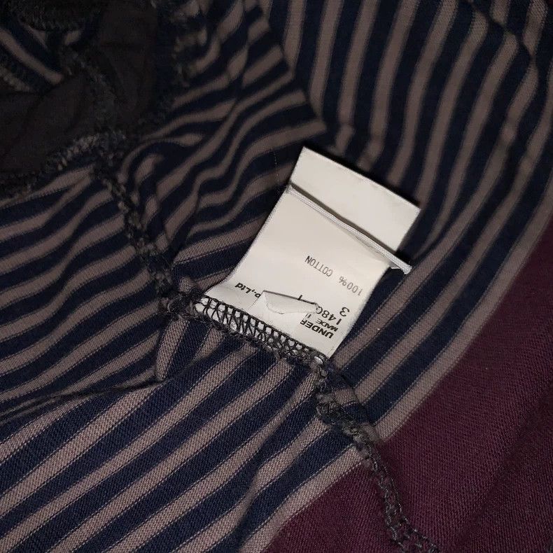 Undercover Undercover Size3 patched striped short-sleeved tee Size US M / EU 48-50 / 2 - 5 Thumbnail