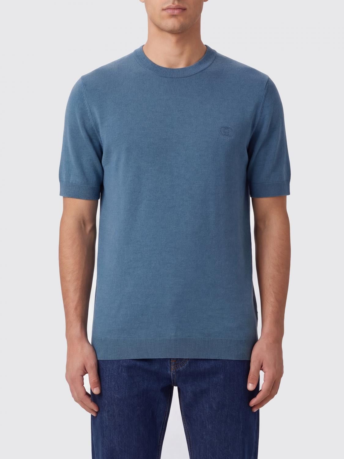 Gucci Gucci Sweater Men Blue Size US M / EU 48-50 / 2 - 1 Thumbnail