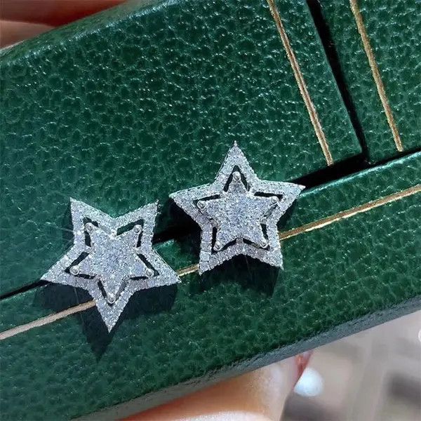 VIBE Zirconia Crystal Star Stud Earring (1pairs） Size ONE SIZE - 2 Thumbnail