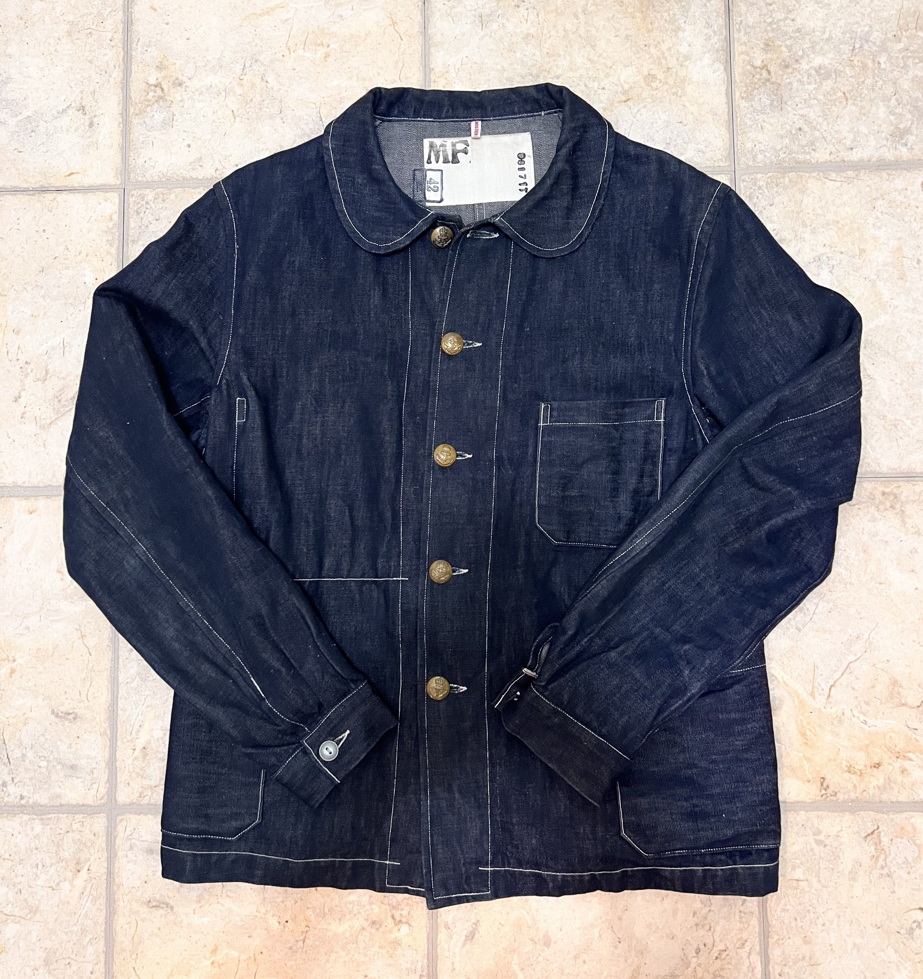 Mister Freedom Mister Freedom Sample Selvedge Denim Navy Chore Coat