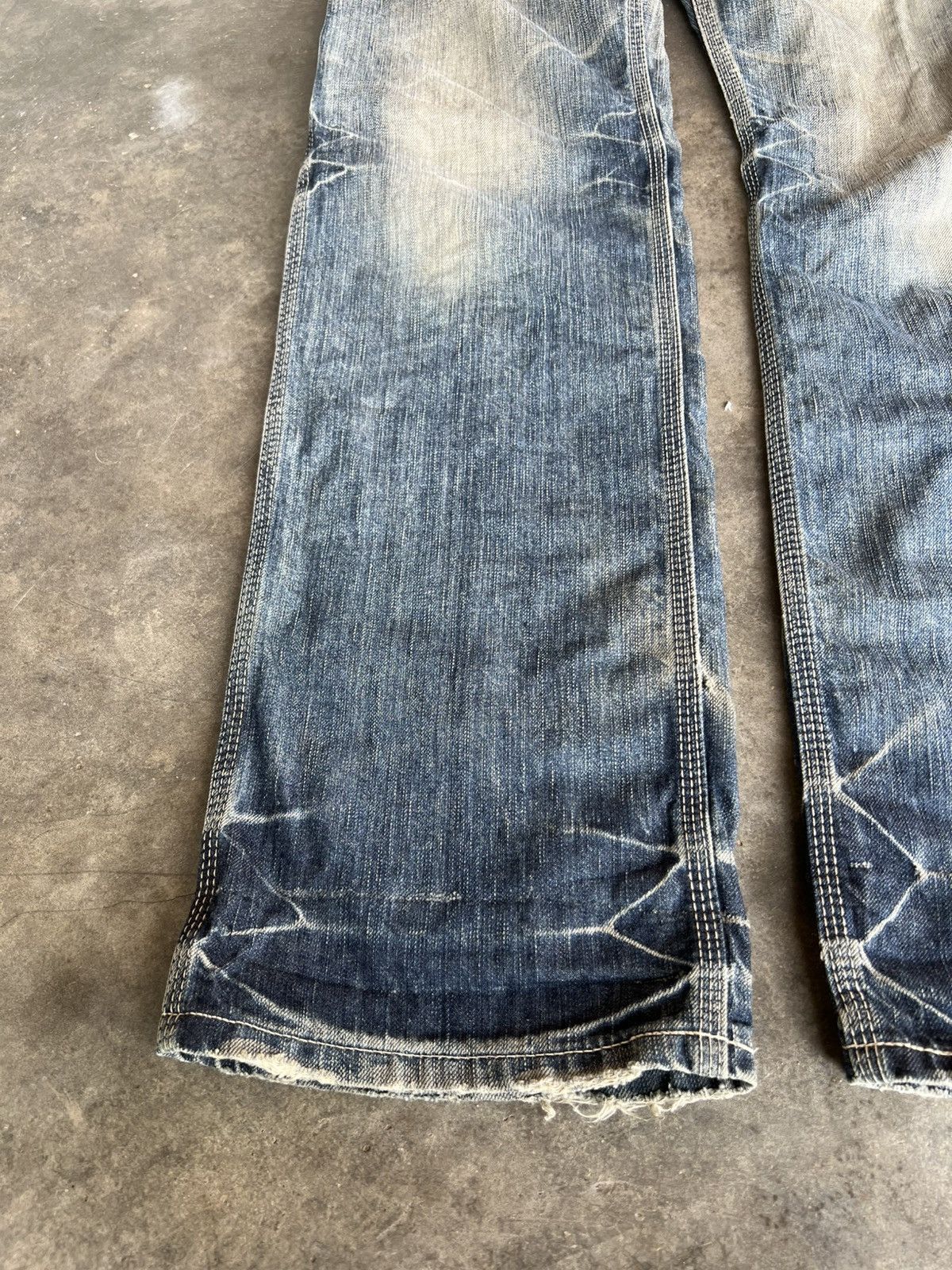 Edwin 💥Flare💥Edwin 503 Blue Trip Backle Back Jean Size US 30 / EU 46 - 7 Thumbnail
