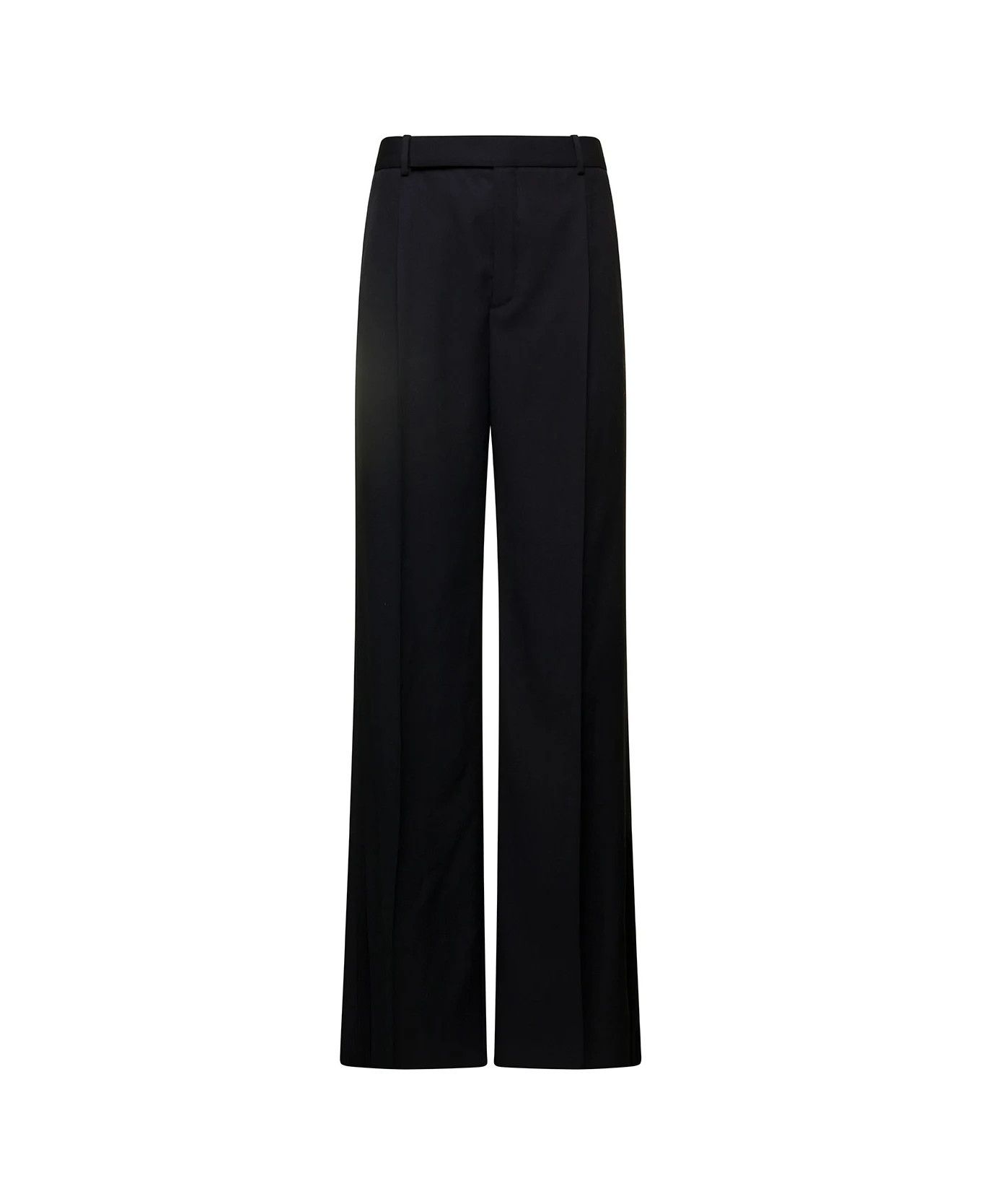 Saint Laurent Paris o1bcso1str1024 Flared Tuxedo Pants in Black Size US 32 / EU 48 - 1 Thumbnail