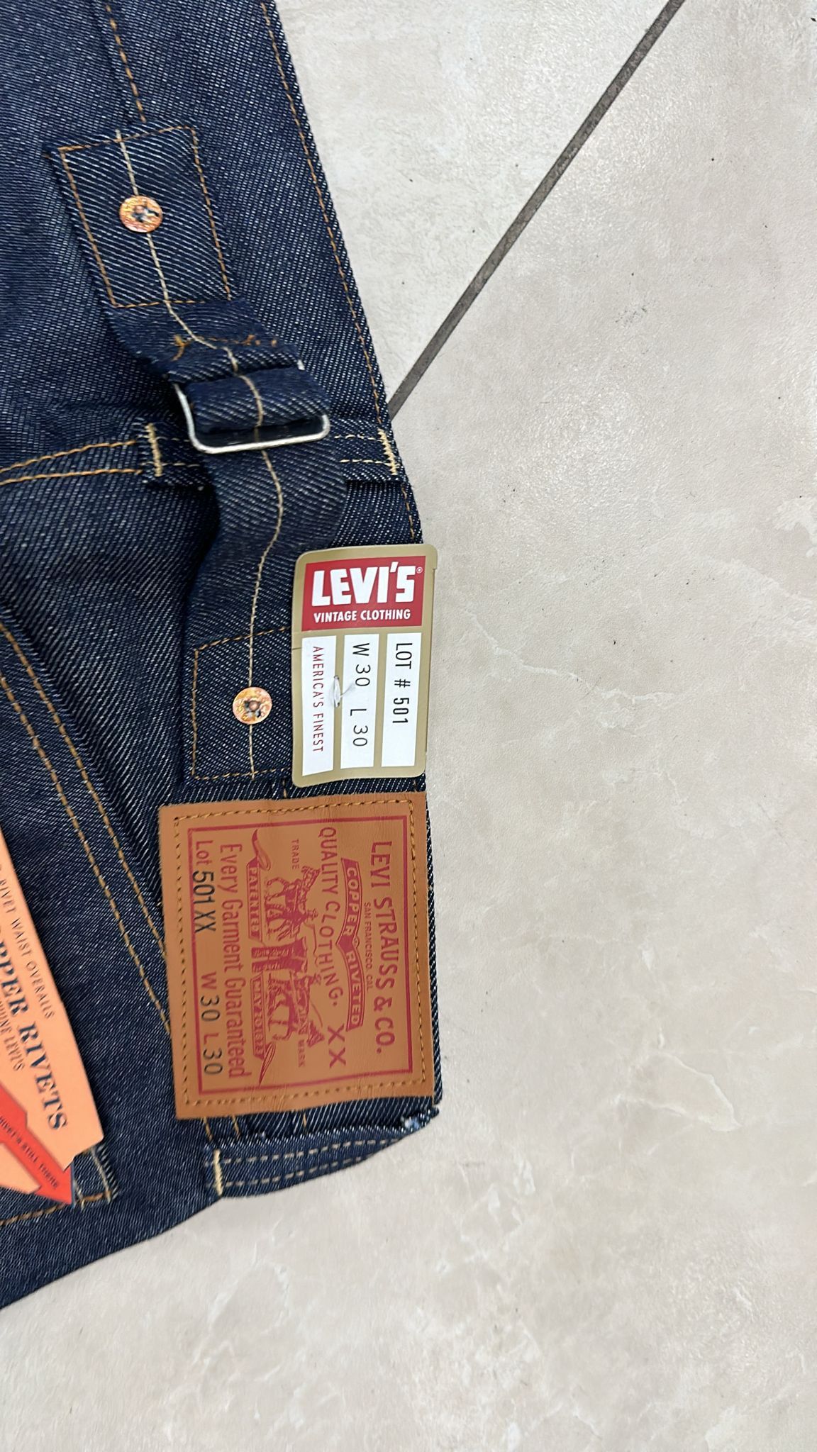Levi's Vintage Clothing LVC Levi's Vintage Clothing 1937 501XX BigE Selvedge Jeans Size US 30 / EU 46 - 8 Thumbnail
